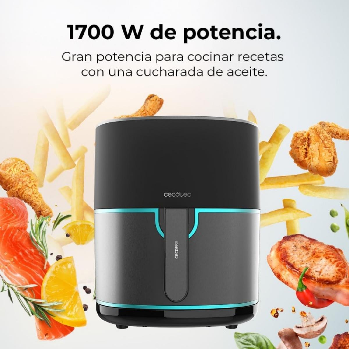 Cecotec Freidoras sin aceite Freidora de aire Cecofry Fantastik Inox 6500