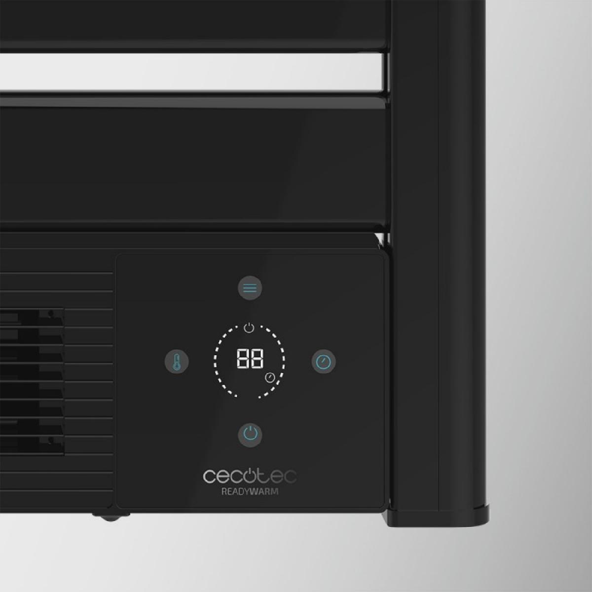 Cecotec Toalleros eléctricos Toallero eléctrico con calefactor Ready Warm 9790 Ceramic Towel