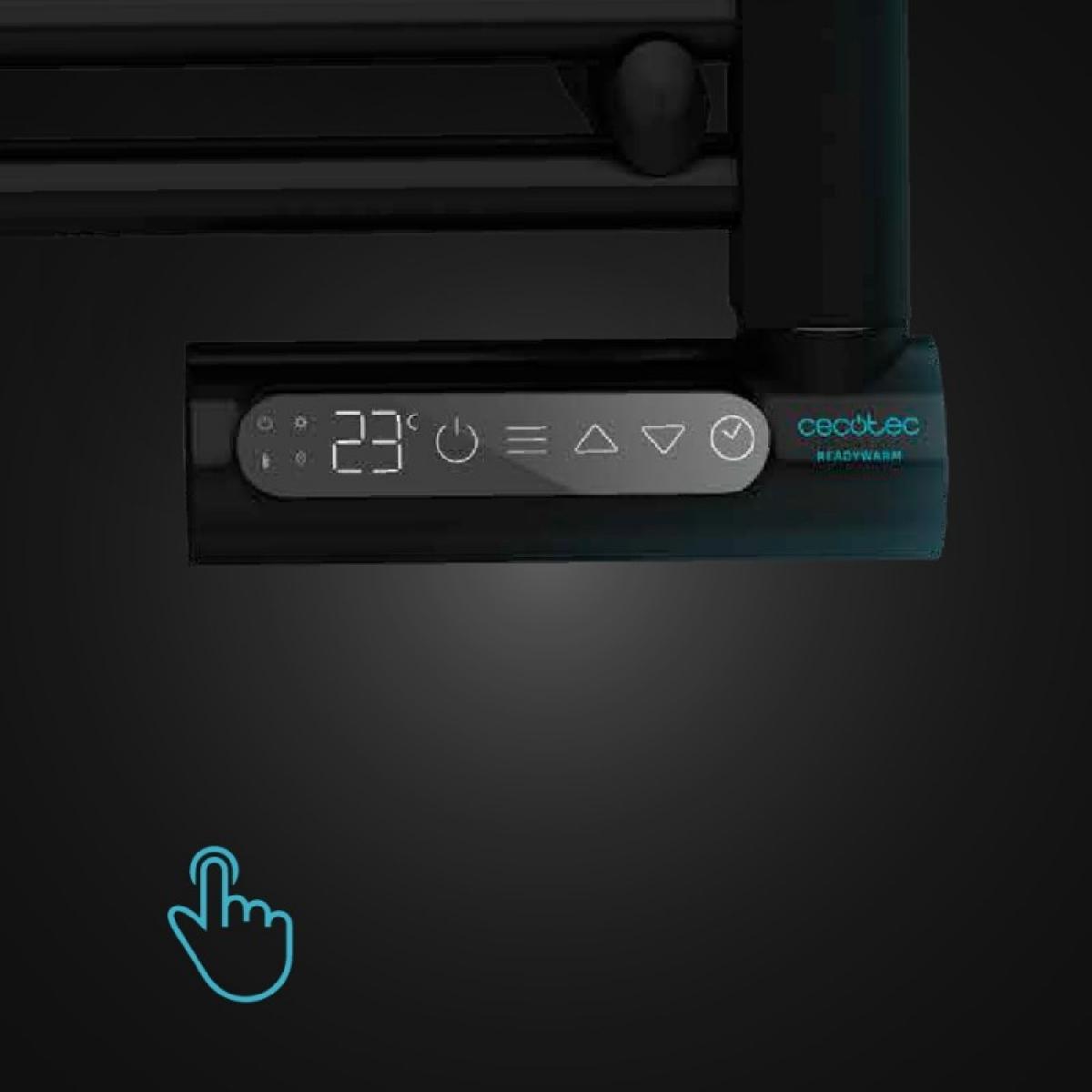 Cecotec Toalleros eléctricos Toallero eléctrico Ready Warm 9100 Smart Towel Black