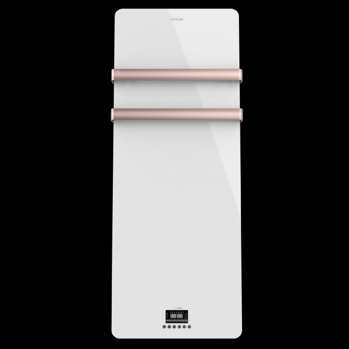 Cecotec Toalleros eléctricos Toallero eléctrico ReadyWarm 9870 Crystal Towel RoseGold