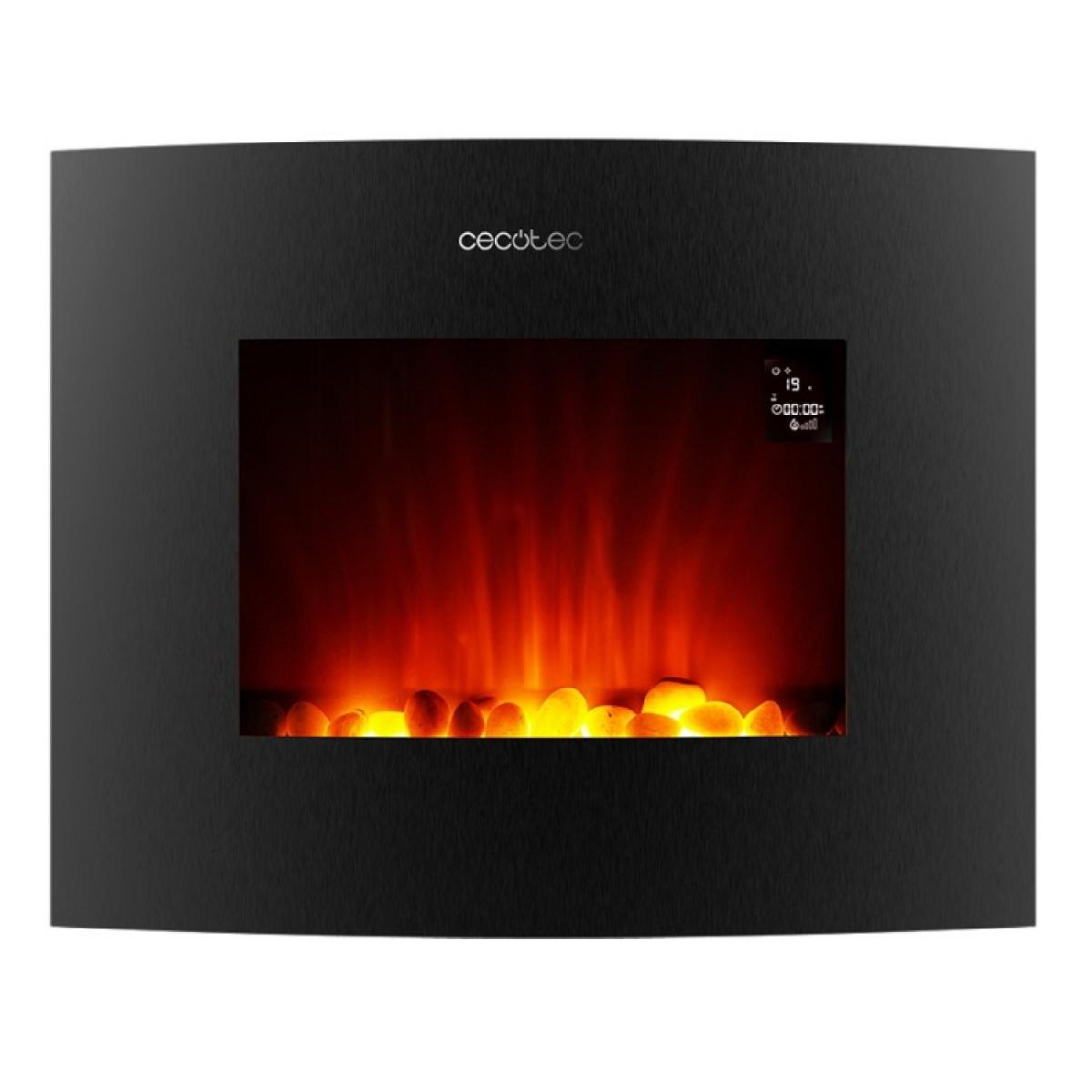 Cecotec Chimeneas eléctricas Chimenea eléctrica ReadyWarm 2650 Curved Flames Connected