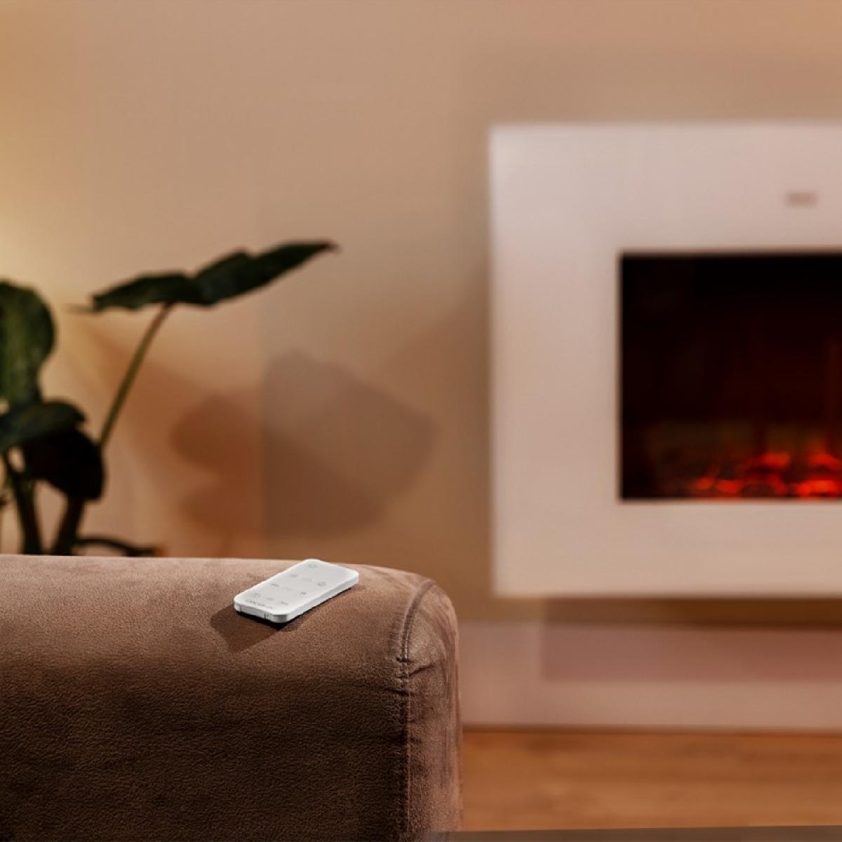 Cecotec Chimeneas eléctricas Chimenea eléctrica ReadyWarm 2690 Flames Connected White