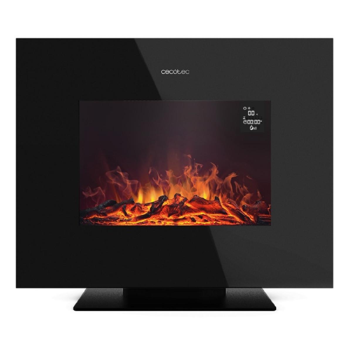 Cecotec Chimeneas eléctricas Chimenea eléctrica ReadyWarm 2700 Design Flames Black
