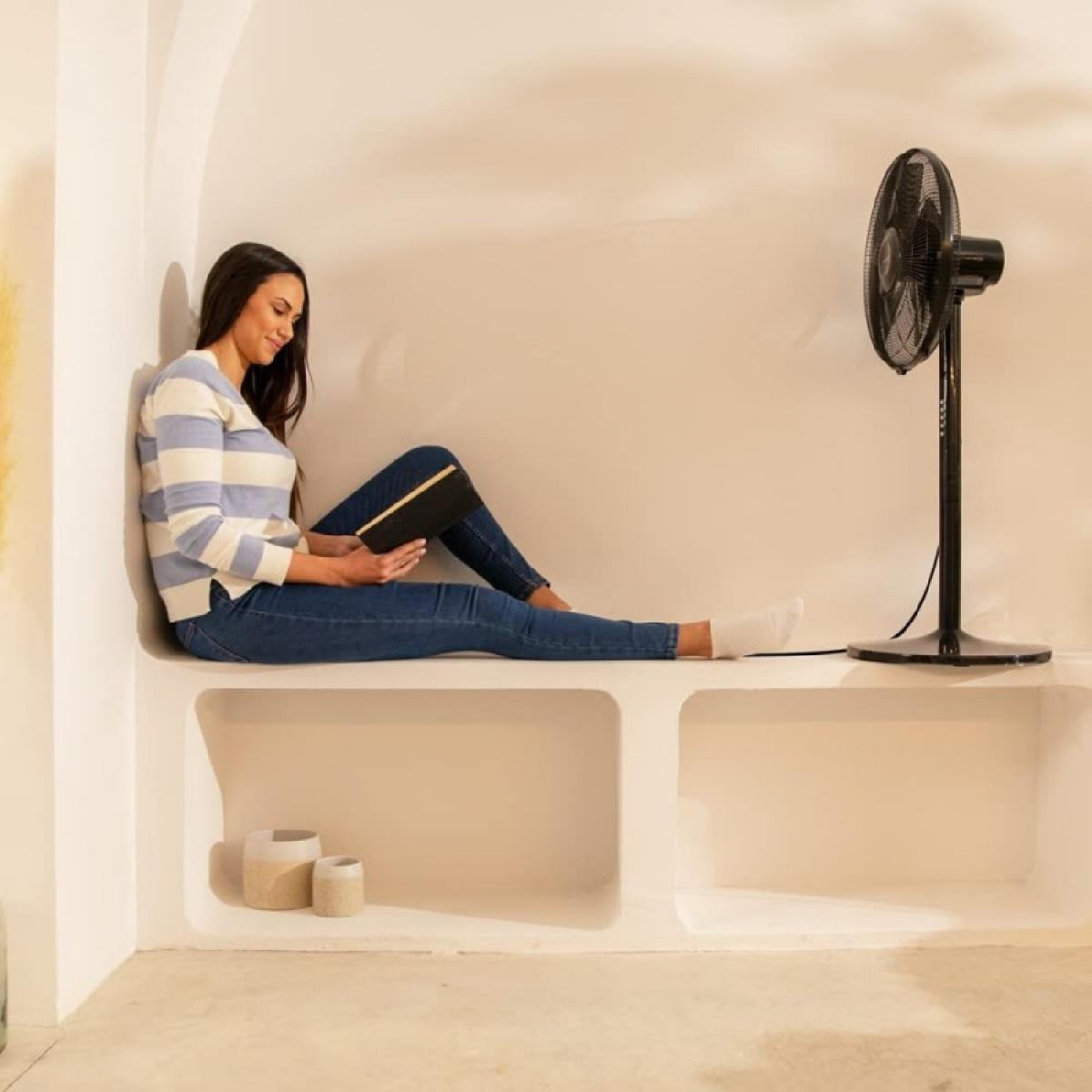 Cecotec Ventiladores de pie Ventilador de pie EnergySilence 555 2in1 Smart XL