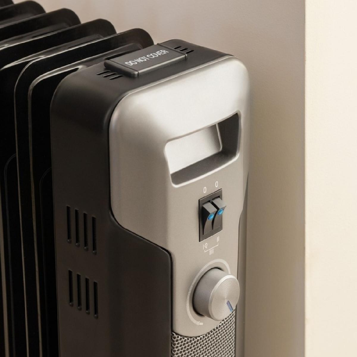 Cecotec Radiadores de aceite Radiador de aceite ReadyWarm 9000 Space Black