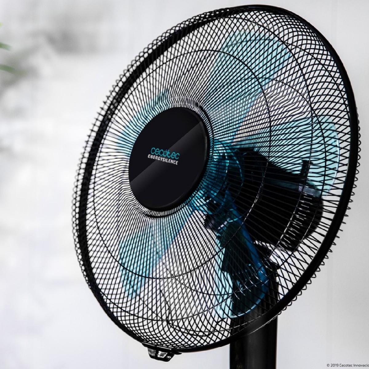 Cecotec Ventiladores de pie Ventilador de pie EnergySilence 520 Power Black