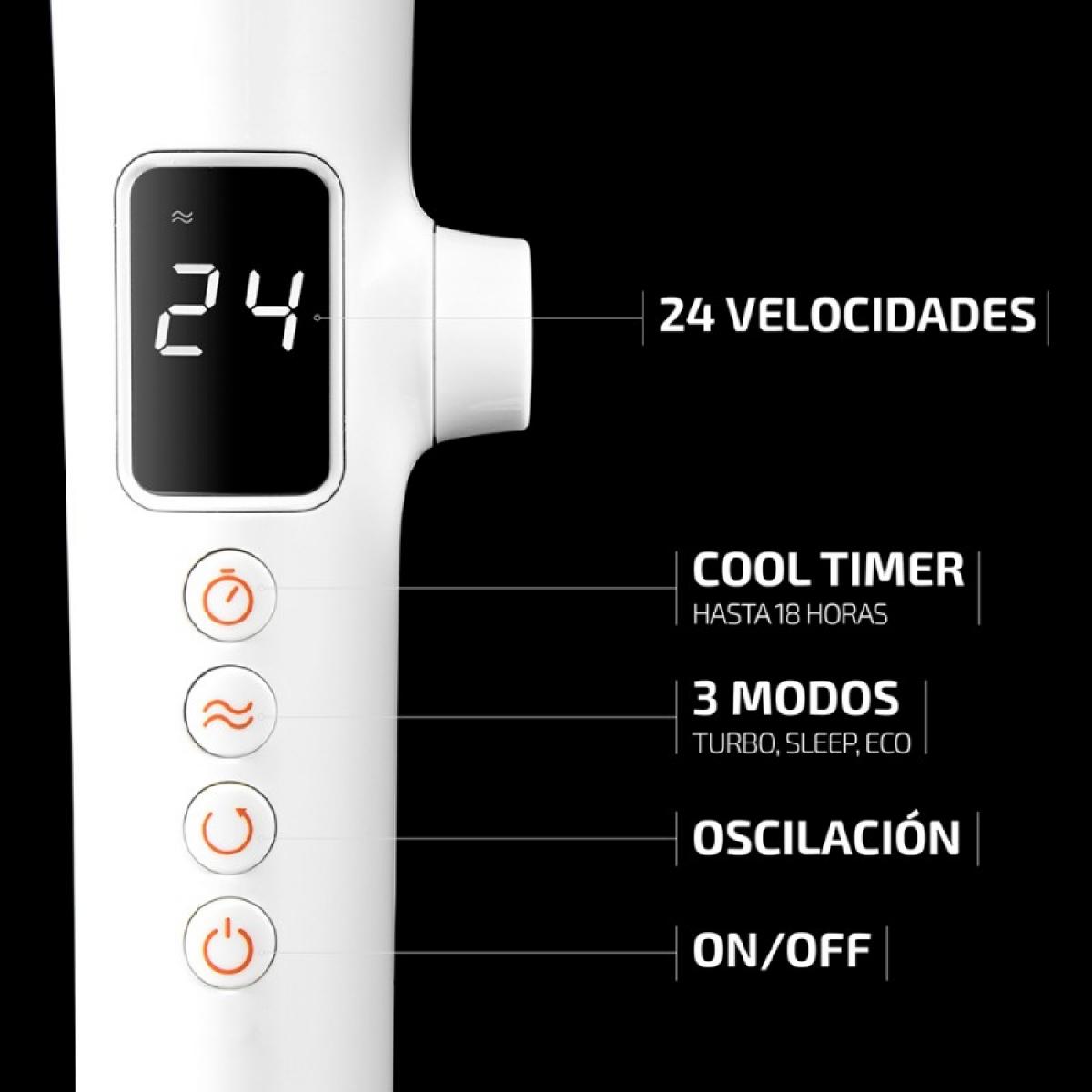 Cecotec Ventiladores de pie Ventilador de pie EnergySilence 1030 Smartextreme