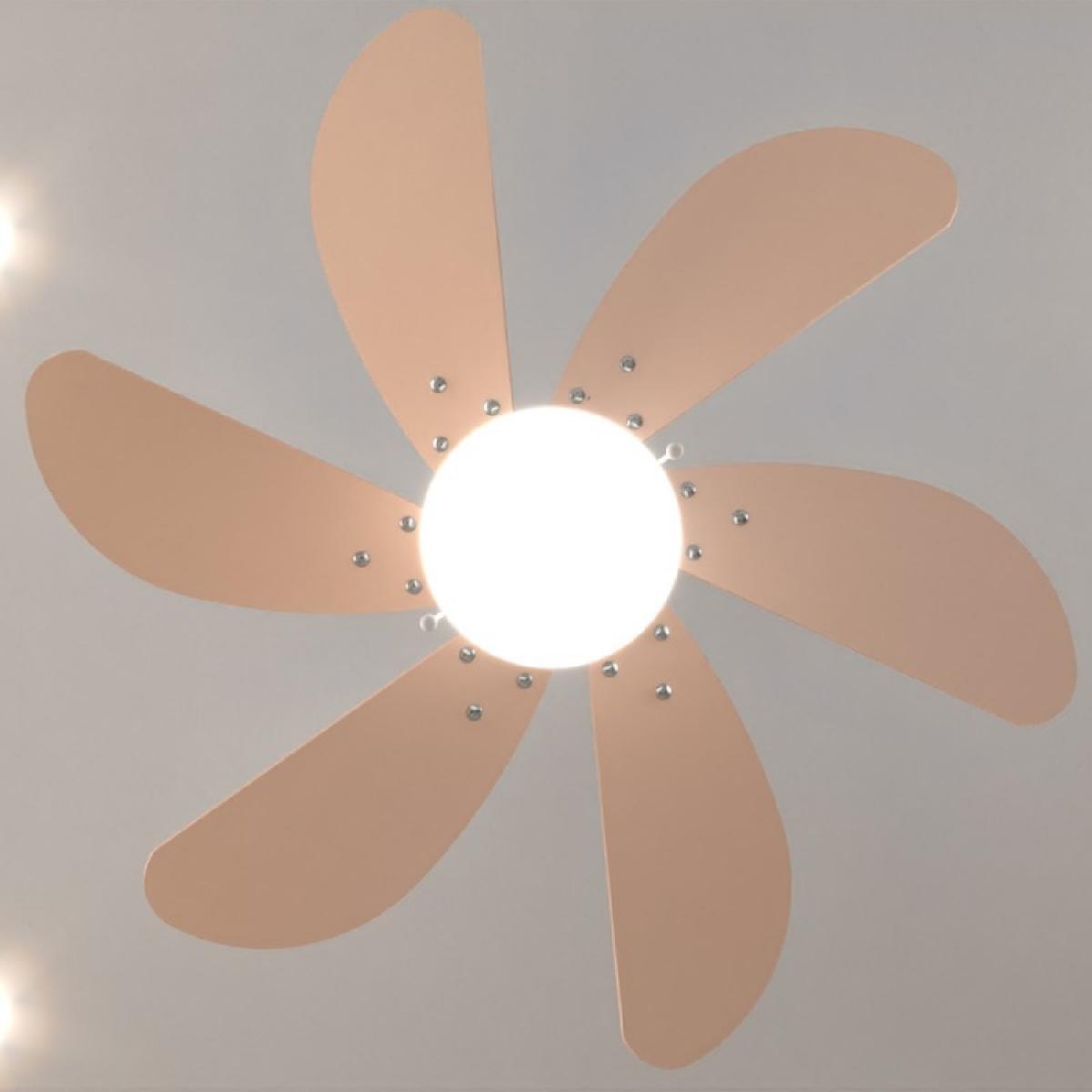 Cecotec Ventiladores de techo con luz Ventilador de techo EnergySilence Aero 3600 Vision Orange