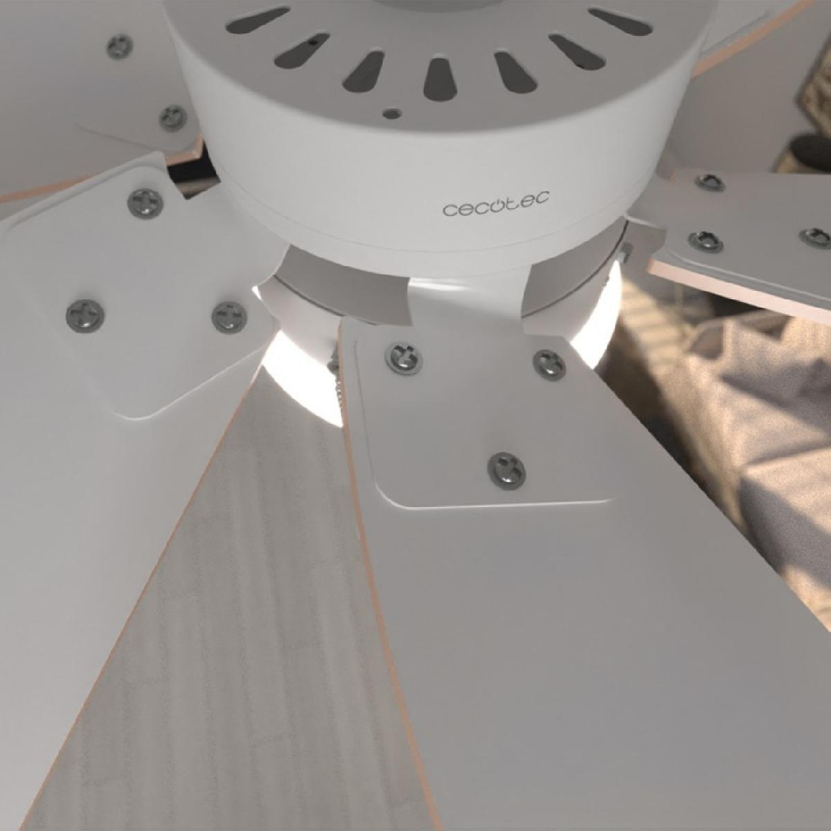 Cecotec Ventiladores de techo con luz Ventilador de techo EnergySilence Aero 3600 Vision Orange