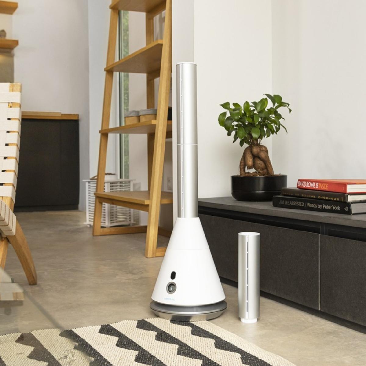 Cecotec Ventiladores de torre Ventilador de torre sin aspas EnergySilence 9850 Skyline Bladeless Pro