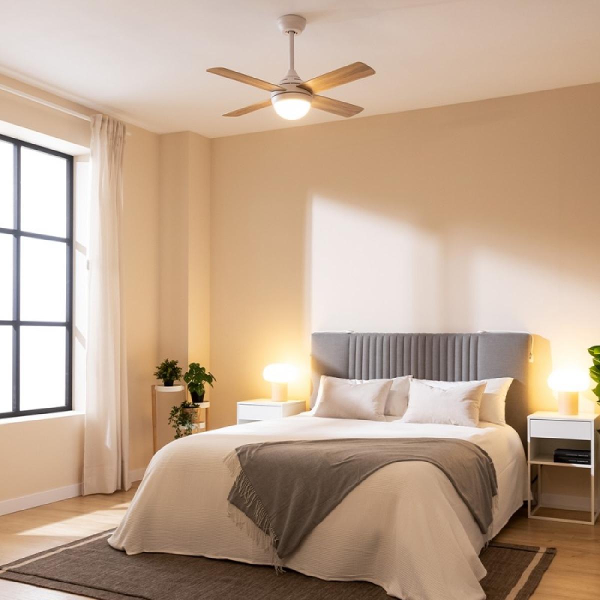Cecotec Ventiladores de techo con luz Ventilador de techo EnergySilence Aero 4250 DC Fresh