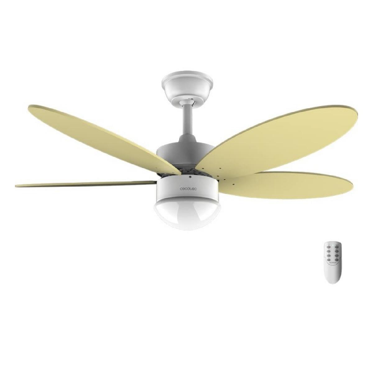 Cecotec Ventiladores de techo con luz Ventilador de techo EnergySilence Aero 4260 SunLight