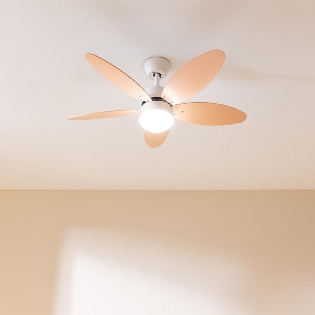 Cecotec Ventiladores de techo con luz Ventilador de techo EnergySilence Aero 4260 Orange