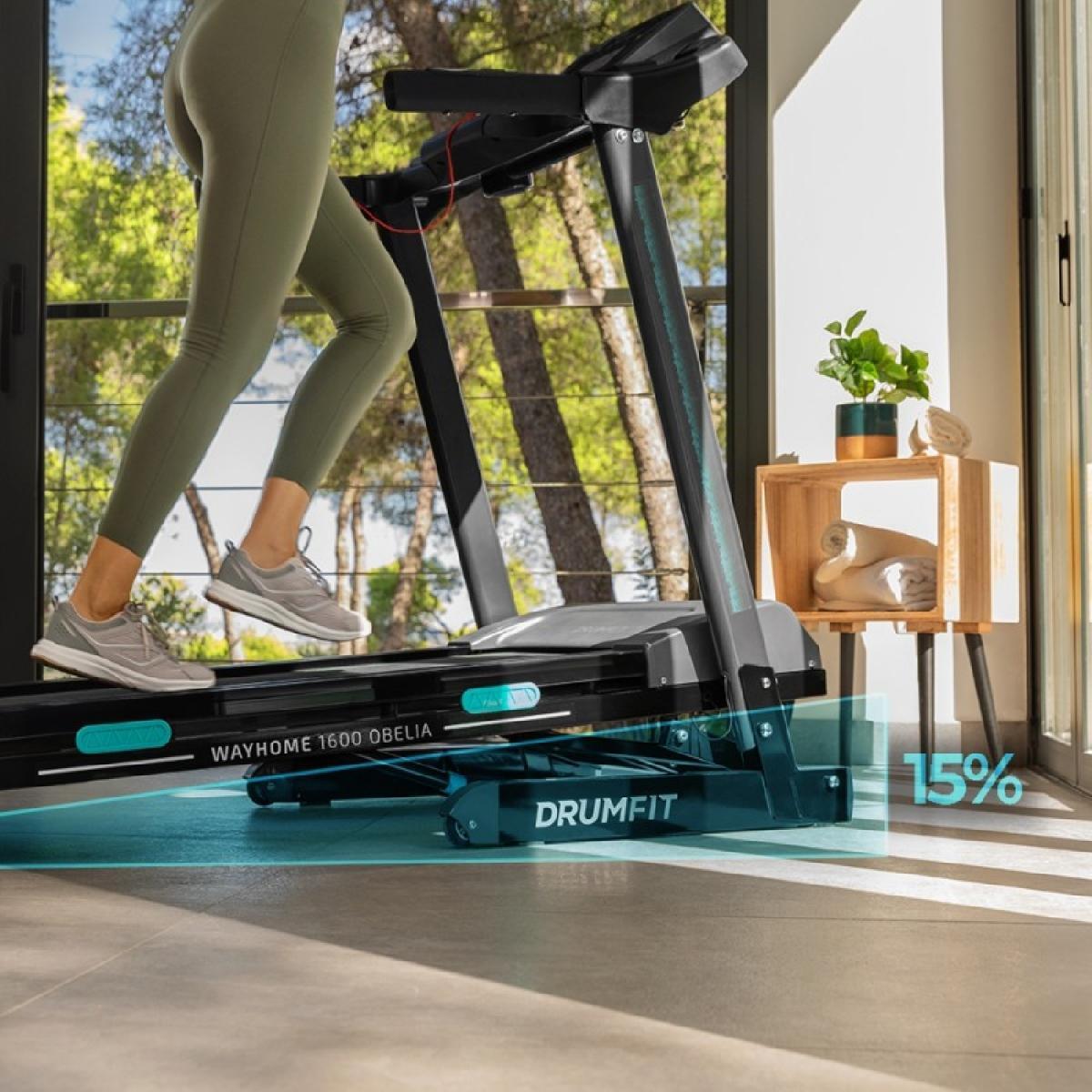 Cecotec Cintas de correr Drumfit Wayhome 1600 Obelia