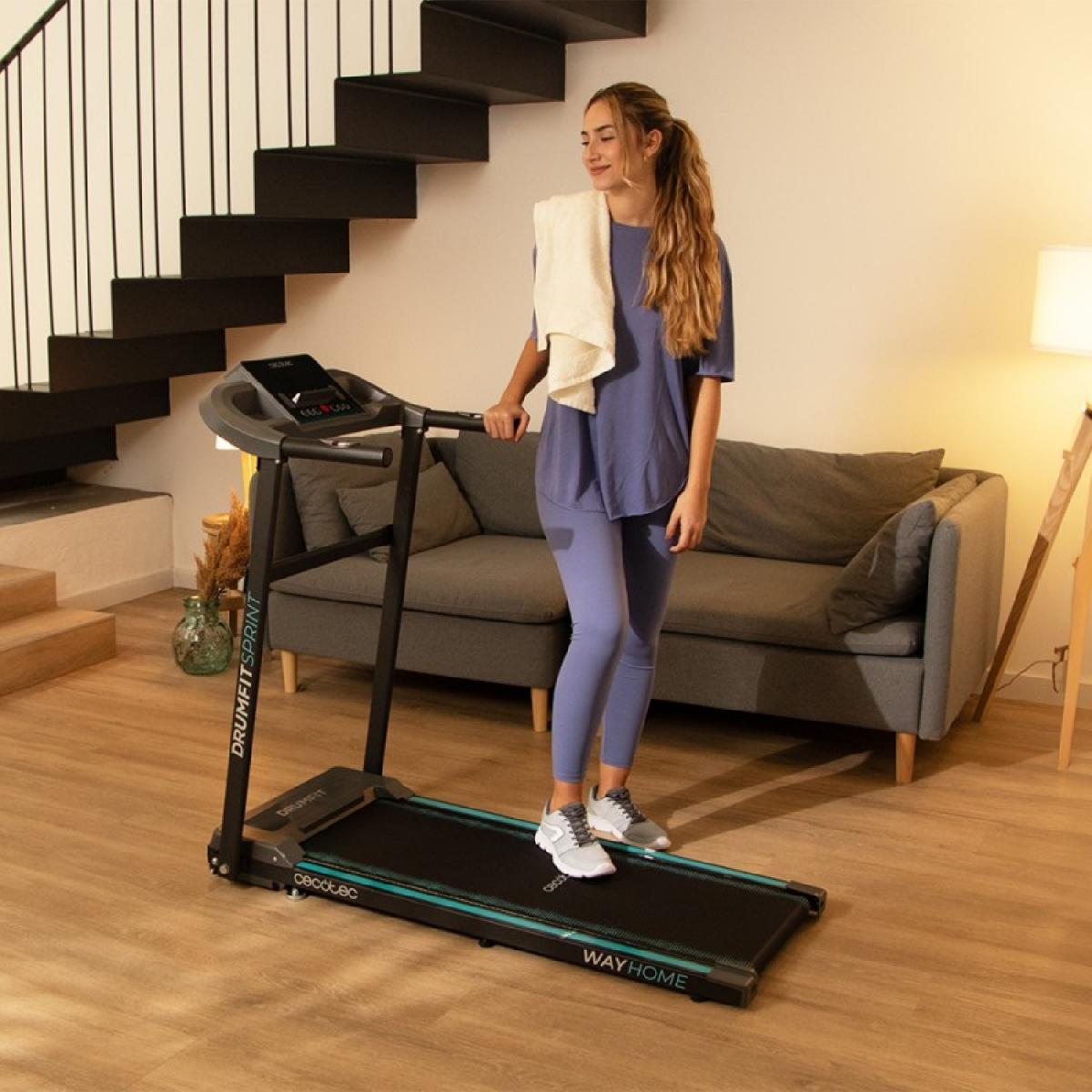 Cecotec Cintas de correr DrumFit WayHome 1000 Sprint
