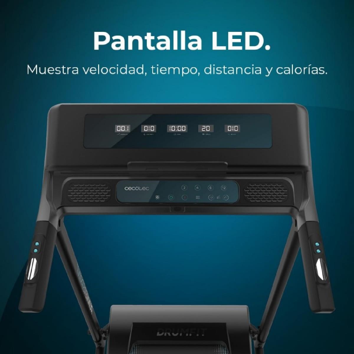 Cecotec Cintas de correr DrumFit WayHome 1200 Runner Sprint