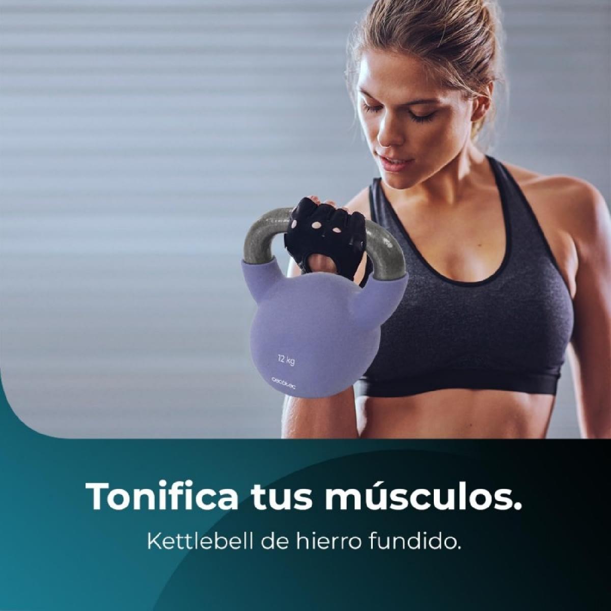 Cecotec Pesas rusas Drumfit KettleBell 12000 Neo