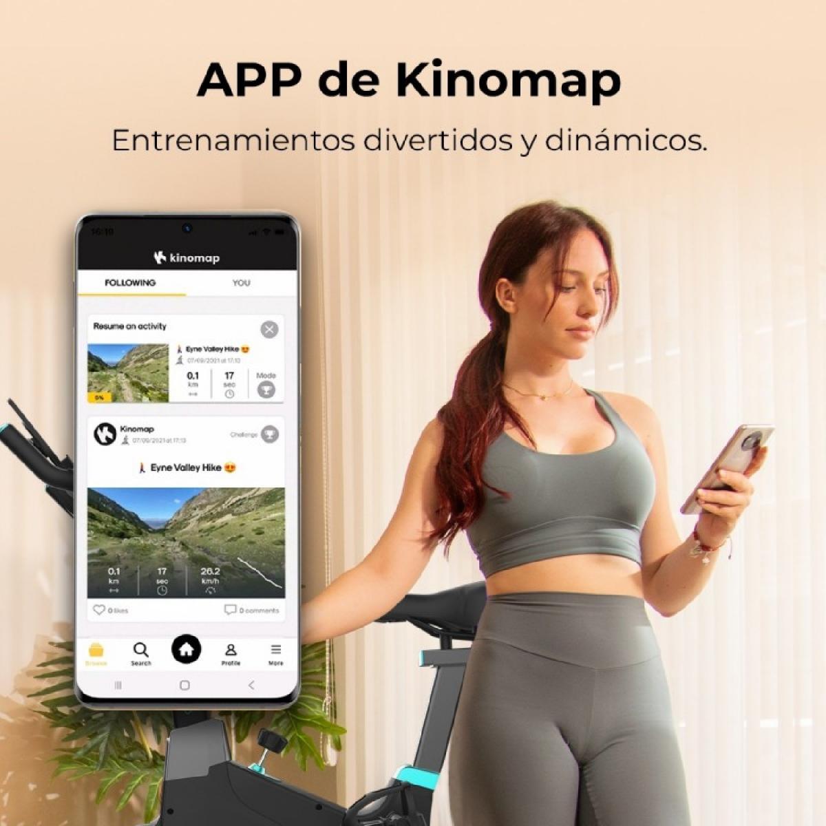 Cecotec Bicicletas indoor DrumFit Indoor 10000 MagnoMotor Connected