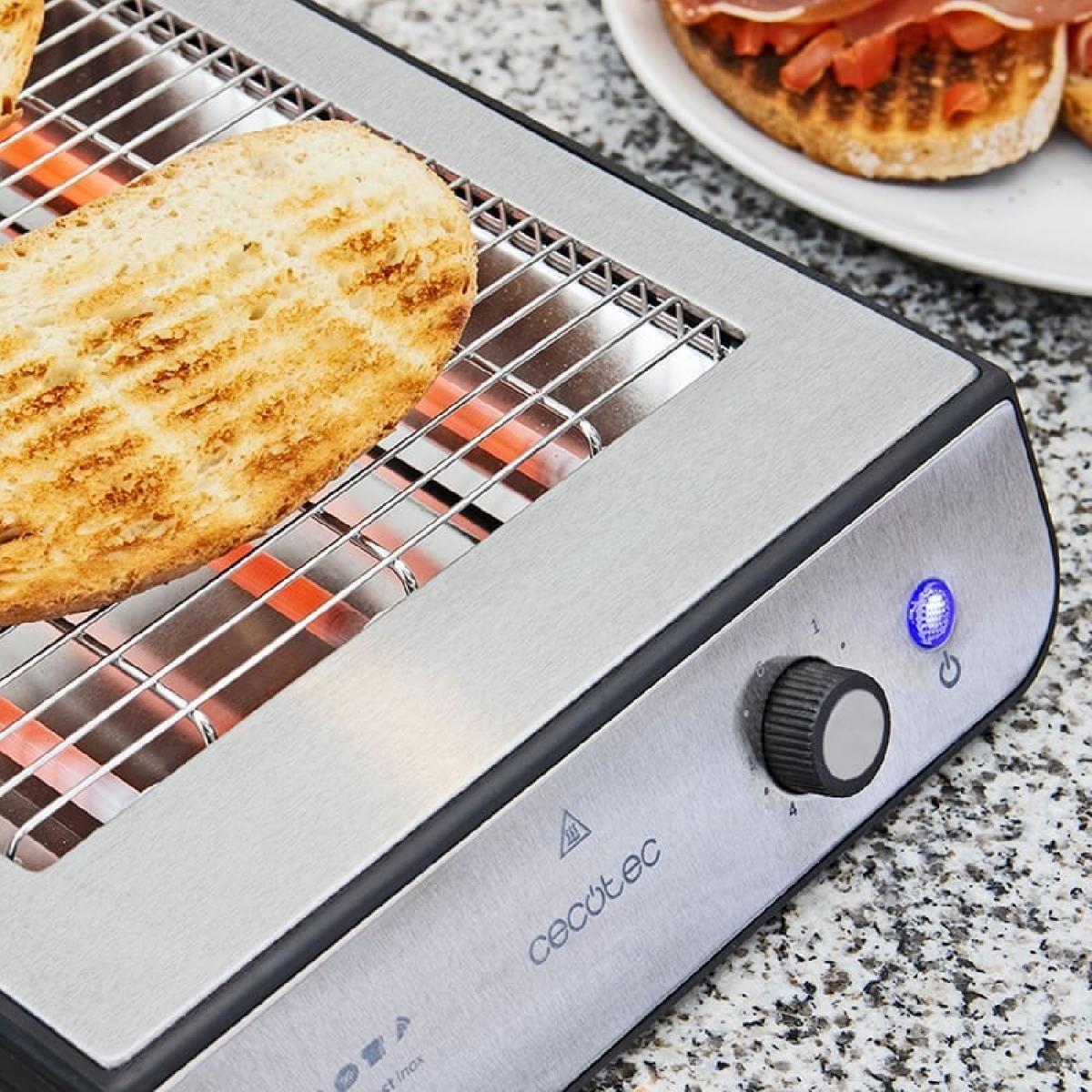 Cecotec Tostadores planos Tostador Plano Turbo Easytoast Inox