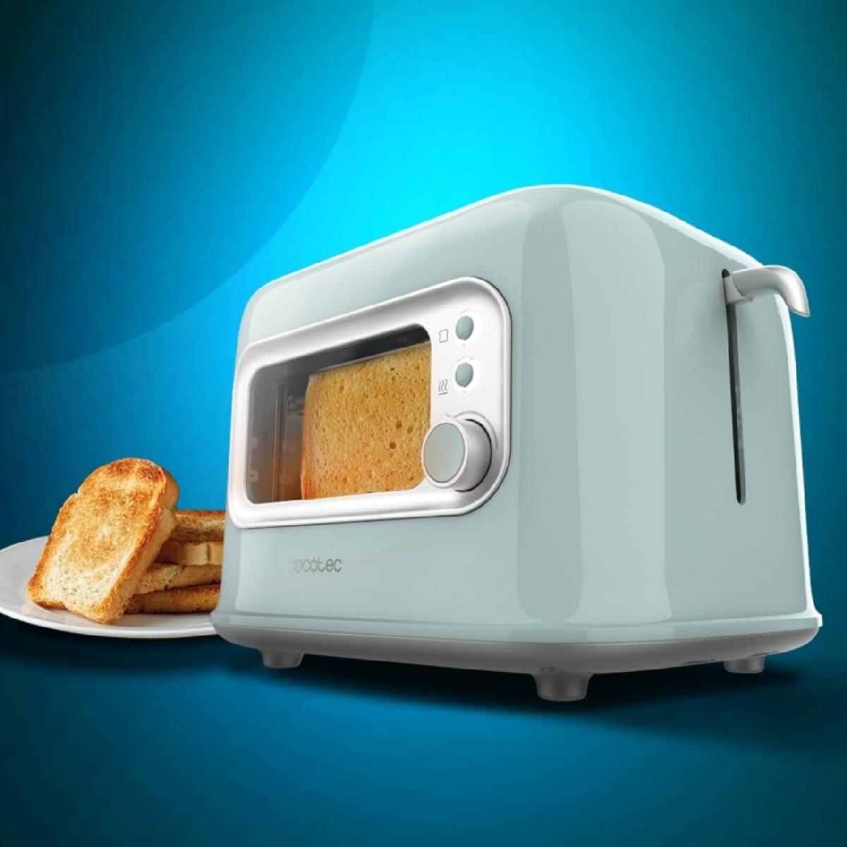 Cecotec Tostadores verticales Tostadora vertical RetroVision Blue