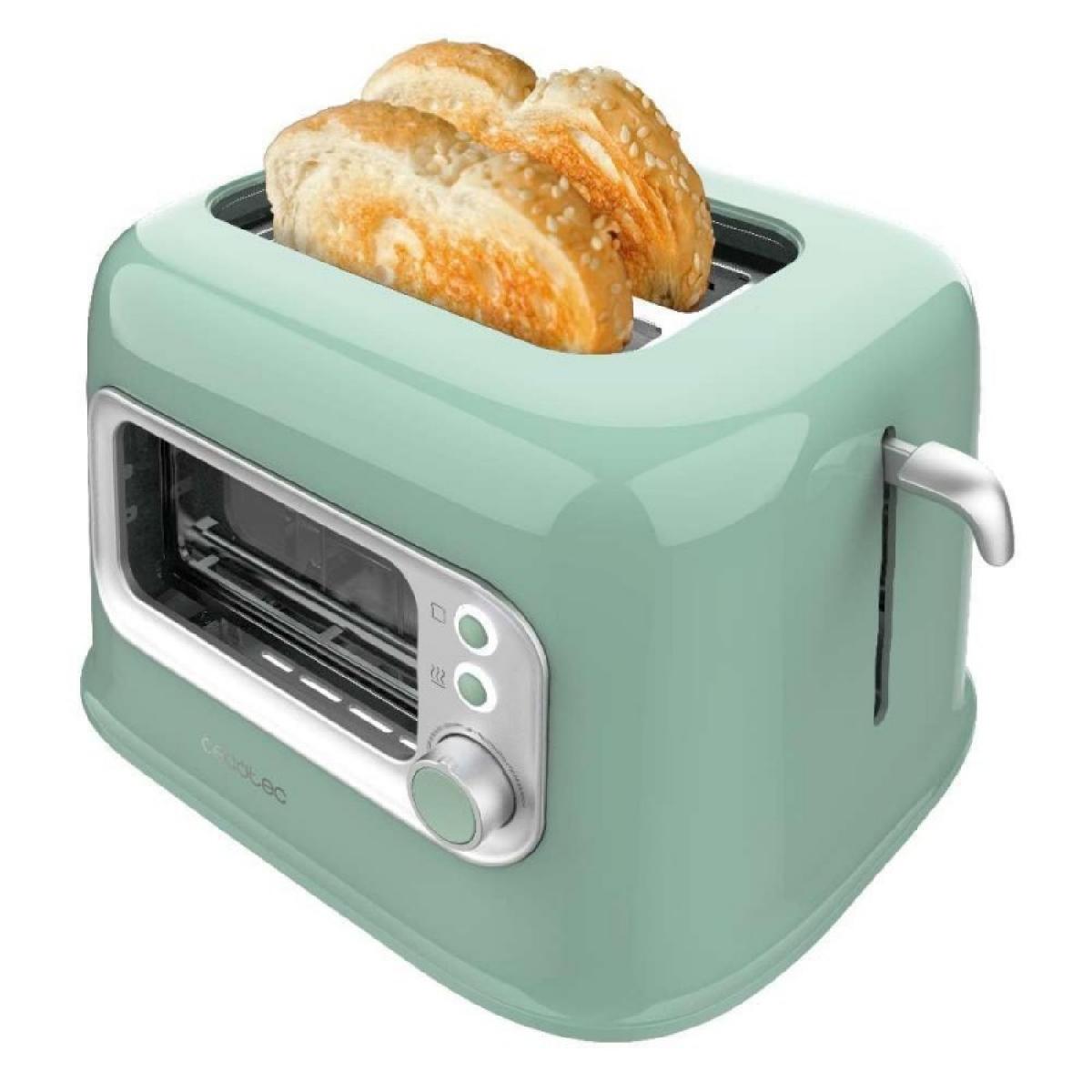 Cecotec Tostadores verticales Tostadora vertical RetroVision Green