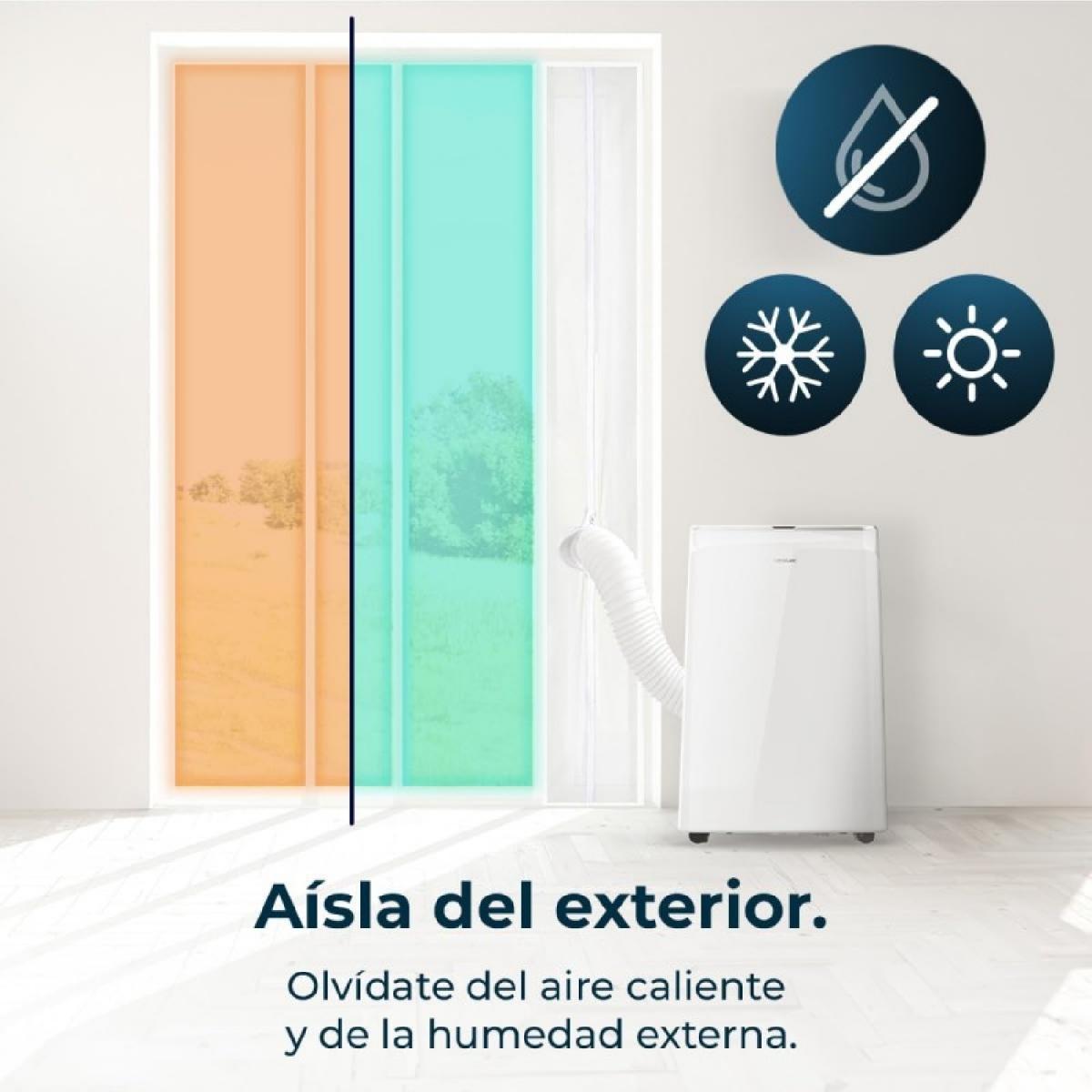 Cecotec Acoples aires acondicionados Cubierta aislante 230x35