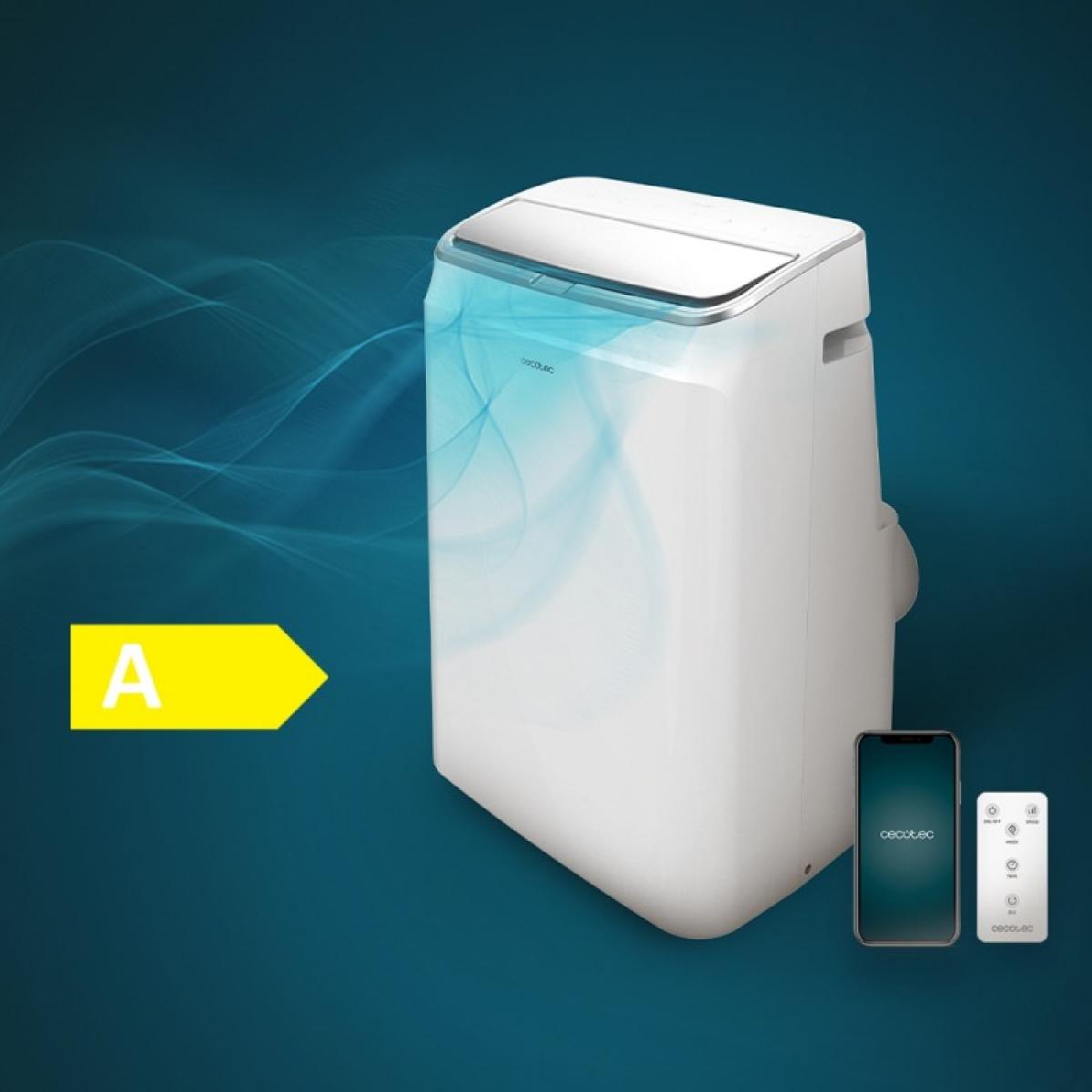 Cecotec Aires acondicionados portátiles Aire acondicionado portátil ForceClima 12800 Soundless Heating Connected