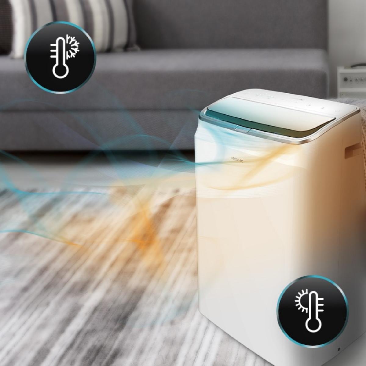 Cecotec Aires acondicionados portátiles Aire acondicionado portátil ForceClima 12800 Soundless Heating Connected