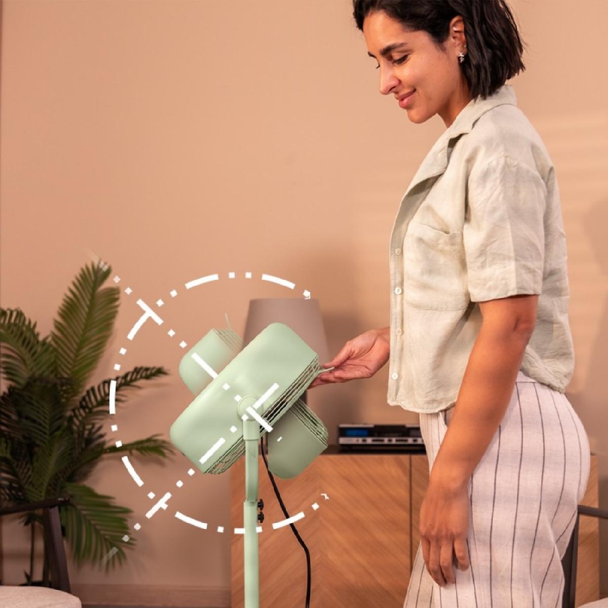 Cecotec Ventiladores de pie EnergySilence 250 ClassicStyle Green
