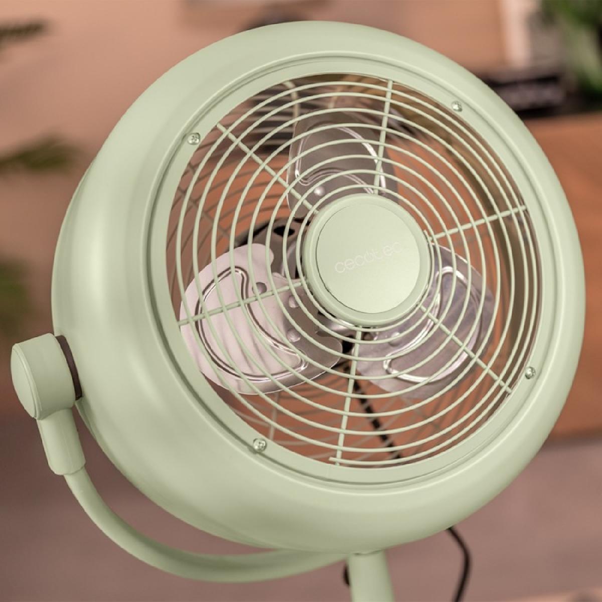 Cecotec Ventiladores de pie EnergySilence 250 ClassicStyle Green