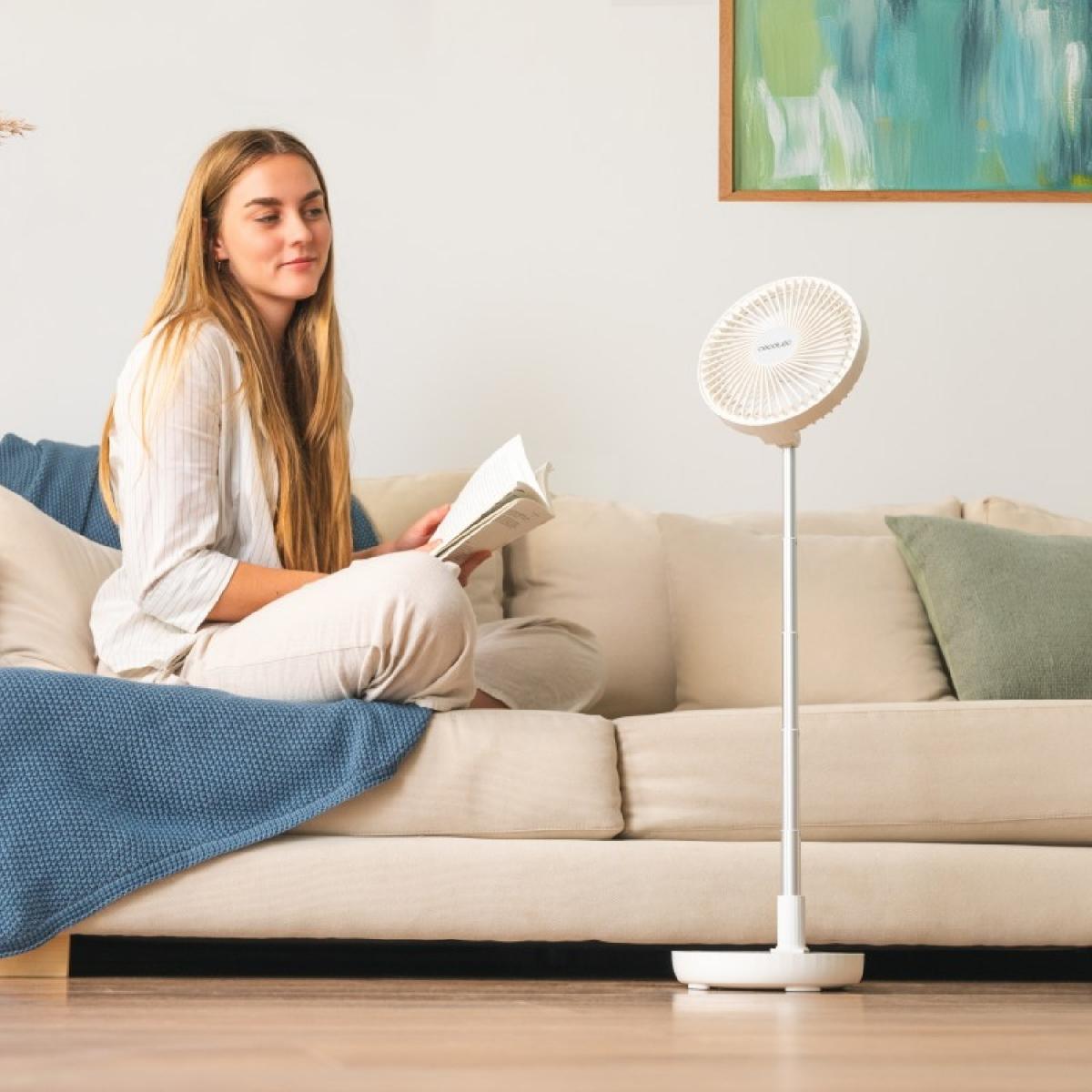 Cecotec Ventiladores telescópicos EnergySilence 800 FoldAir Portable