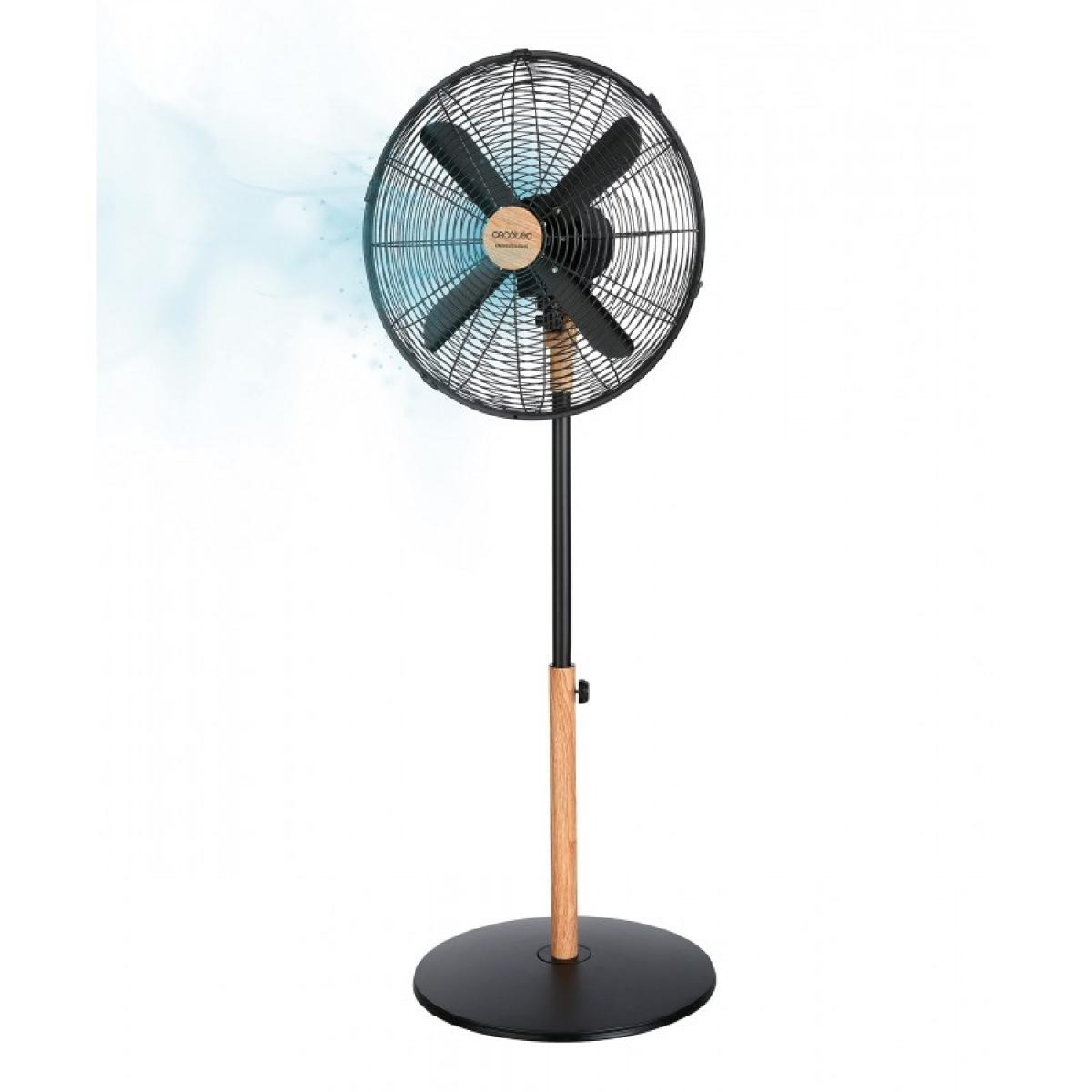Cecotec Ventiladores de pie Ventilador de pie EnergySilence 600 Woodstyle