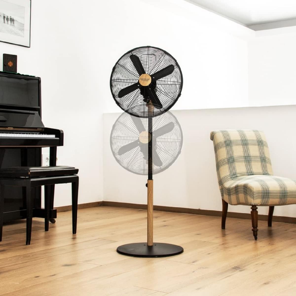 Cecotec Ventiladores de pie Ventilador de pie EnergySilence 600 Woodstyle