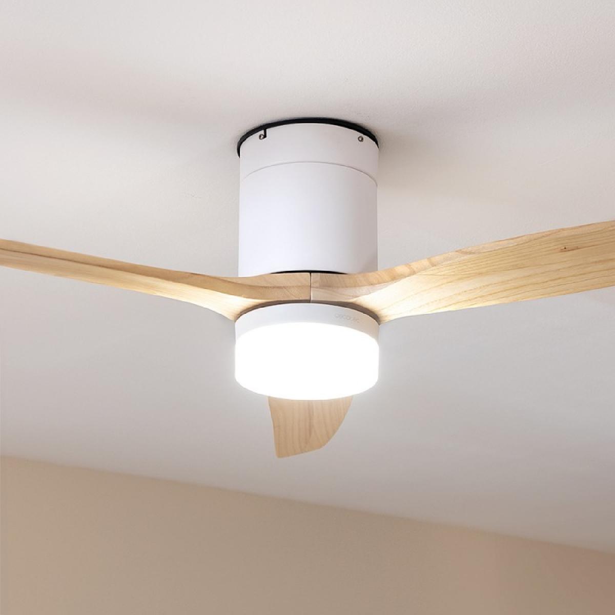 Cecotec Ventiladores de techo con luz Ventilador de techo EnergySilence Aero 5600 Aqua Connected