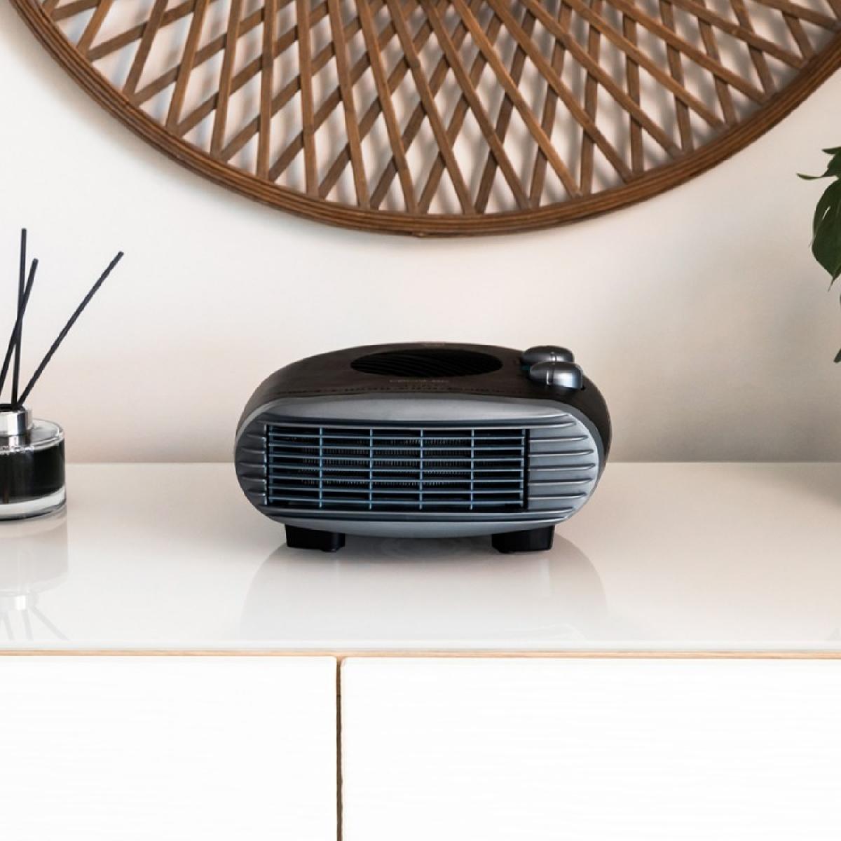 Cecotec Termoventiladores Termoventilador ReadyWarm 2000 Max Horizon Black