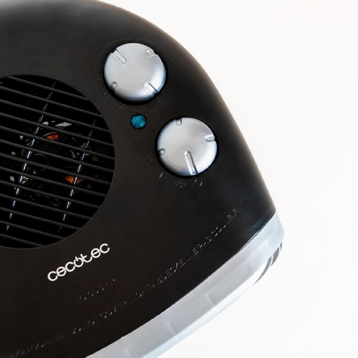 Cecotec Termoventiladores Termoventilador ReadyWarm 2000 Max Horizon Black