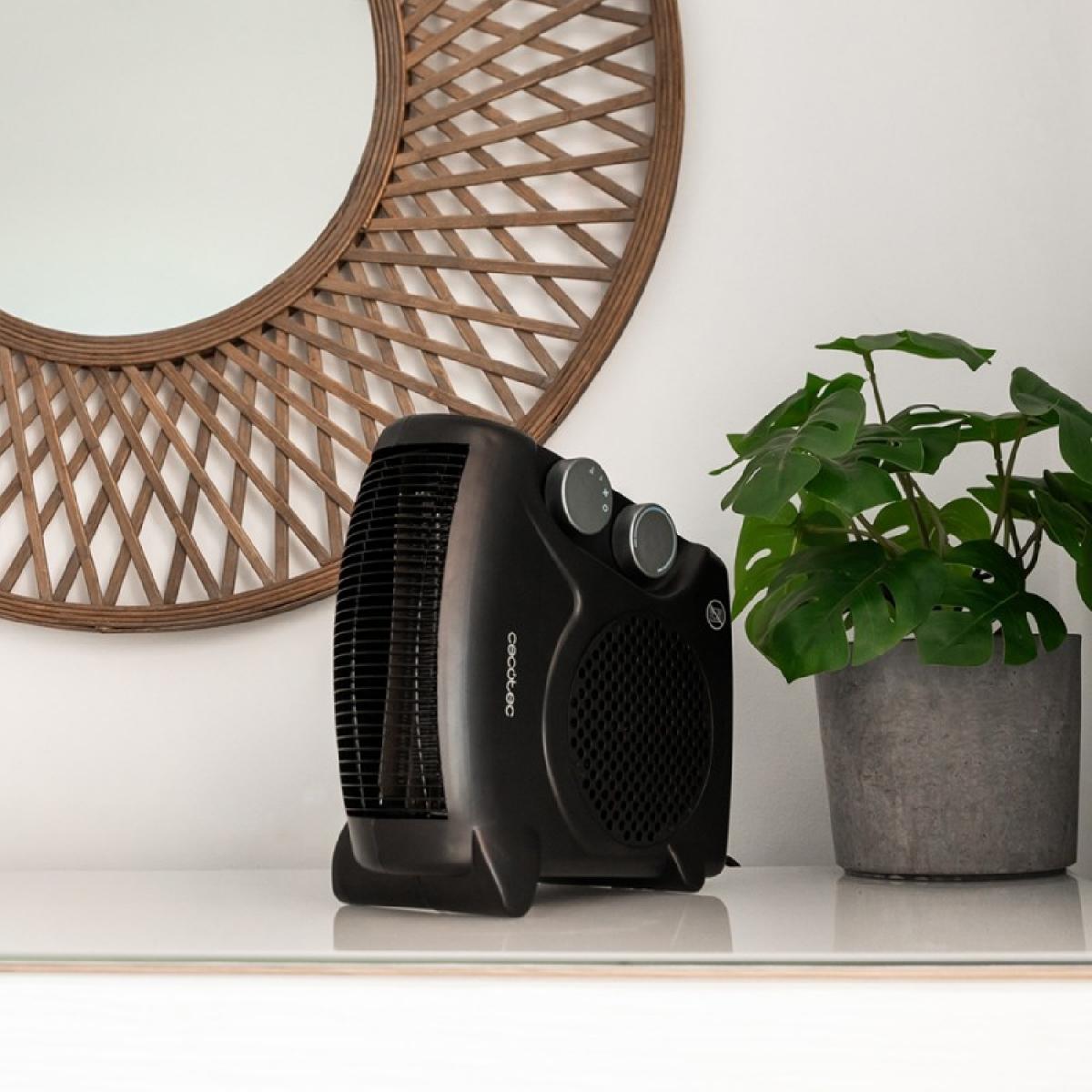 Cecotec Termoventiladores Termoventilador ReadyWarm 2000 Max Dual Black