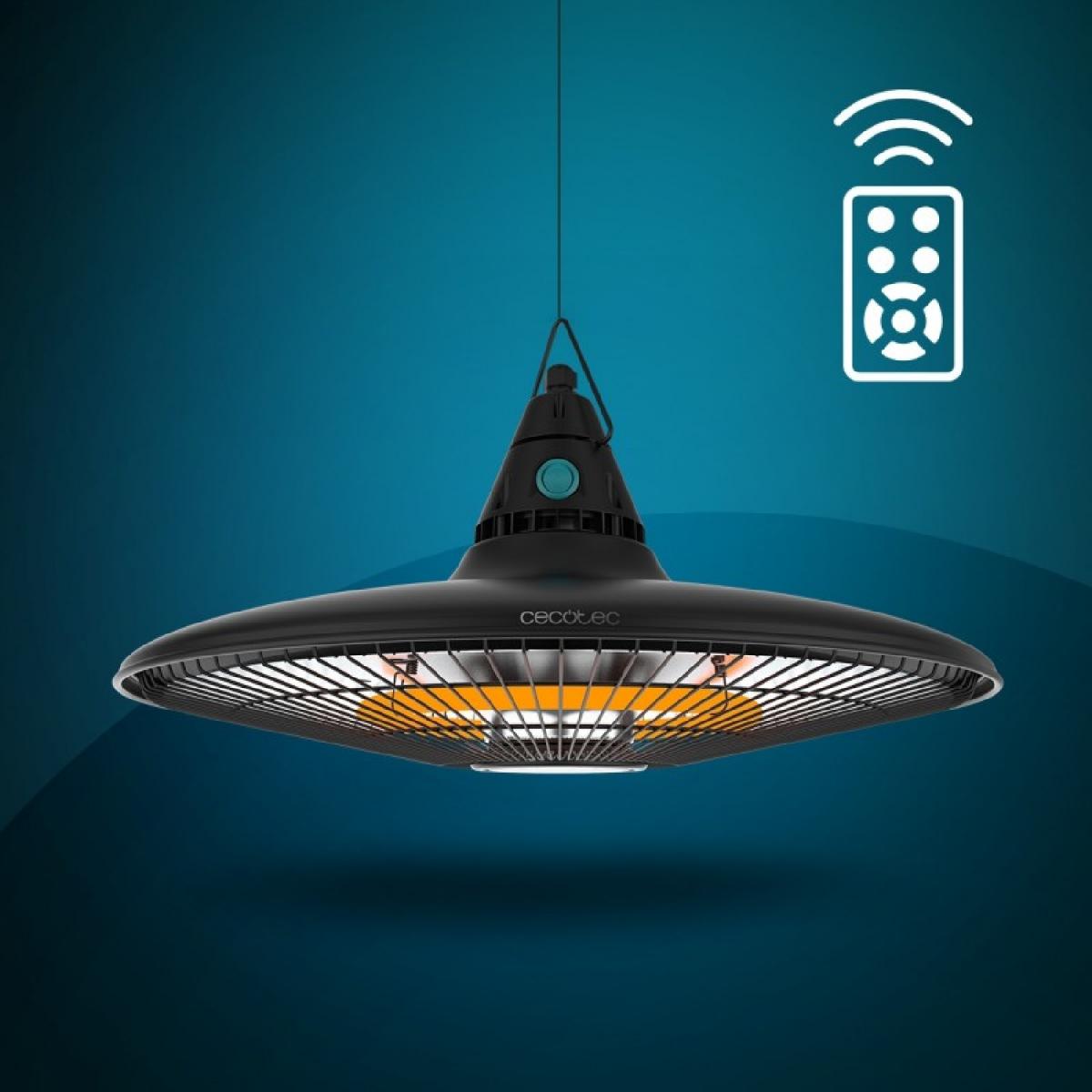 Cecotec Calefactores de exterior Calefactor de exterior ReadyWarm 1500 Power Ceiling