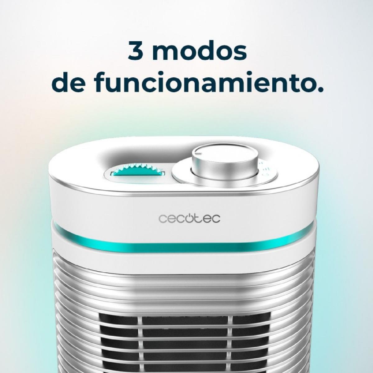 Cecotec Calefactores cerámicos de sobremesa ReadyWarm 1550 Max Ceramic Rotate White