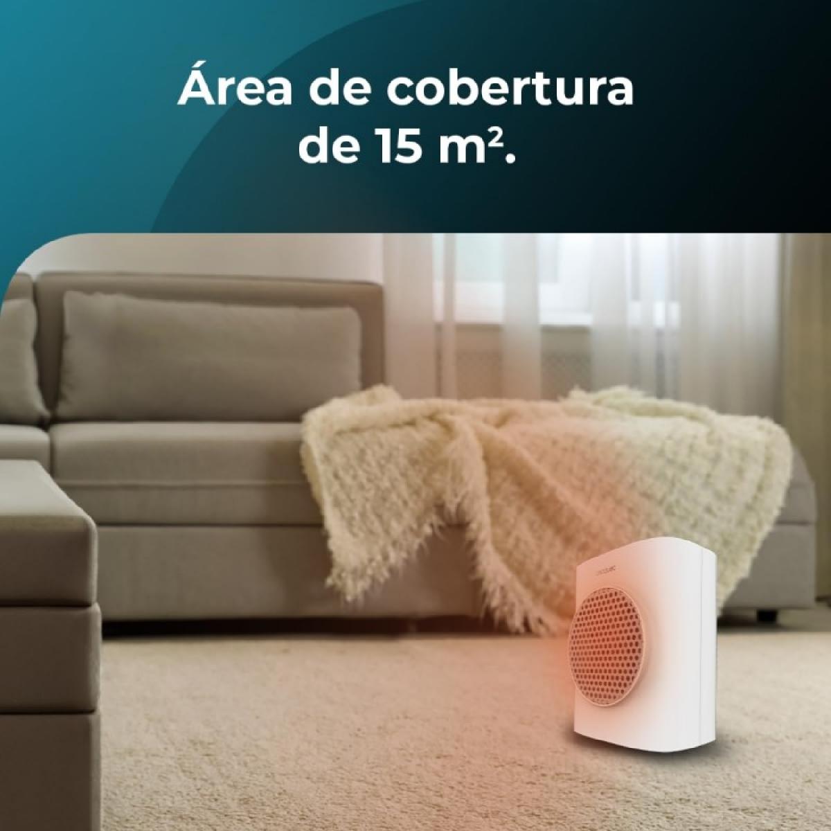 Cecotec Calefactores cerámicos de sobremesa ReadyWarm 1570 Max Ceramic Smart White