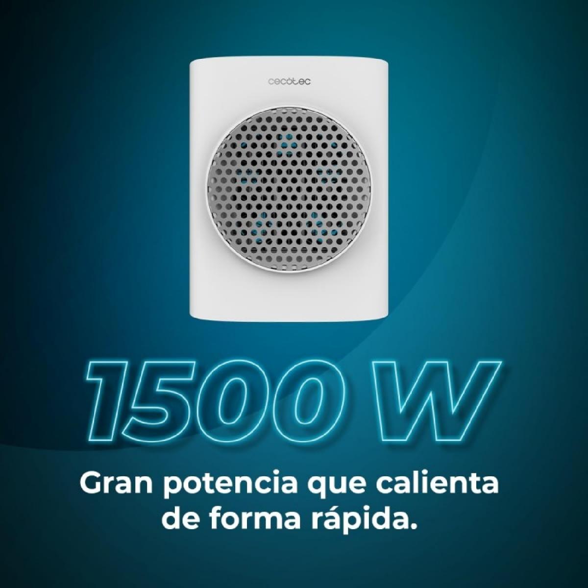 Cecotec Calefactores cerámicos de sobremesa ReadyWarm 1570 Max Ceramic Smart White