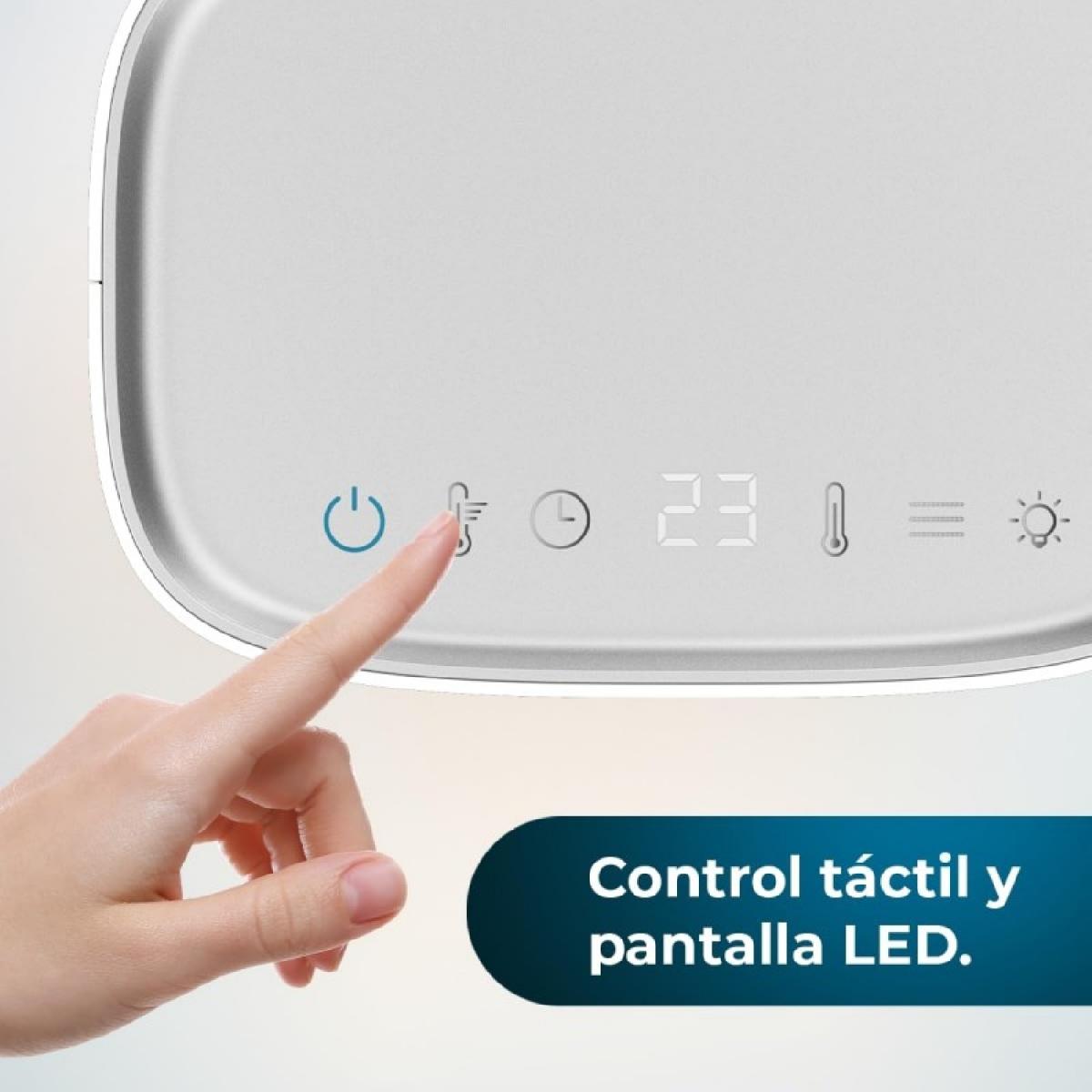 Cecotec Calefactores cerámicos de sobremesa ReadyWarm 1570 Max Ceramic Rotate Smart White