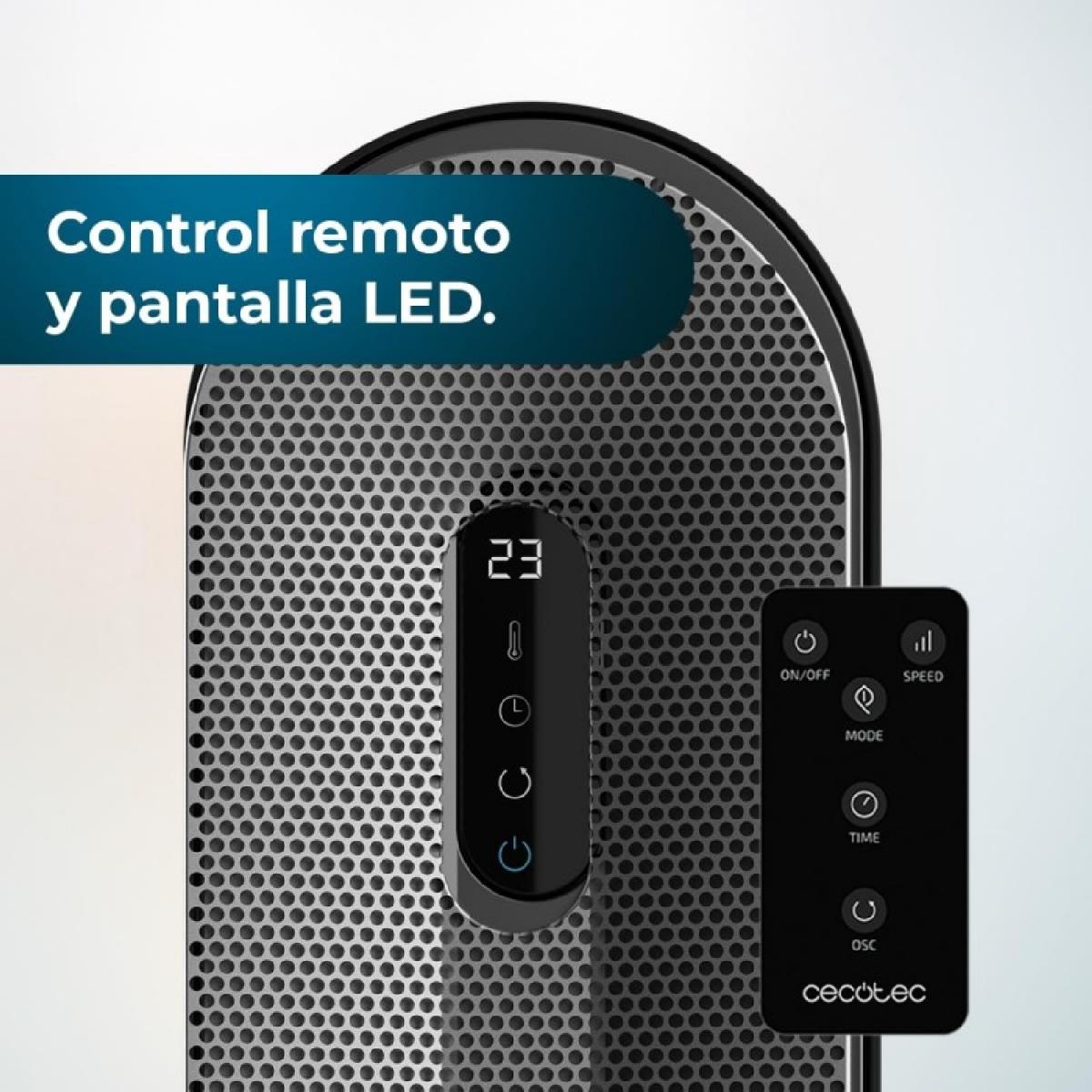 Cecotec Calefactores cerámicos de pie Calefactor cerámico ReadyWarm 2050 Max Ceramic Rotate Smart
