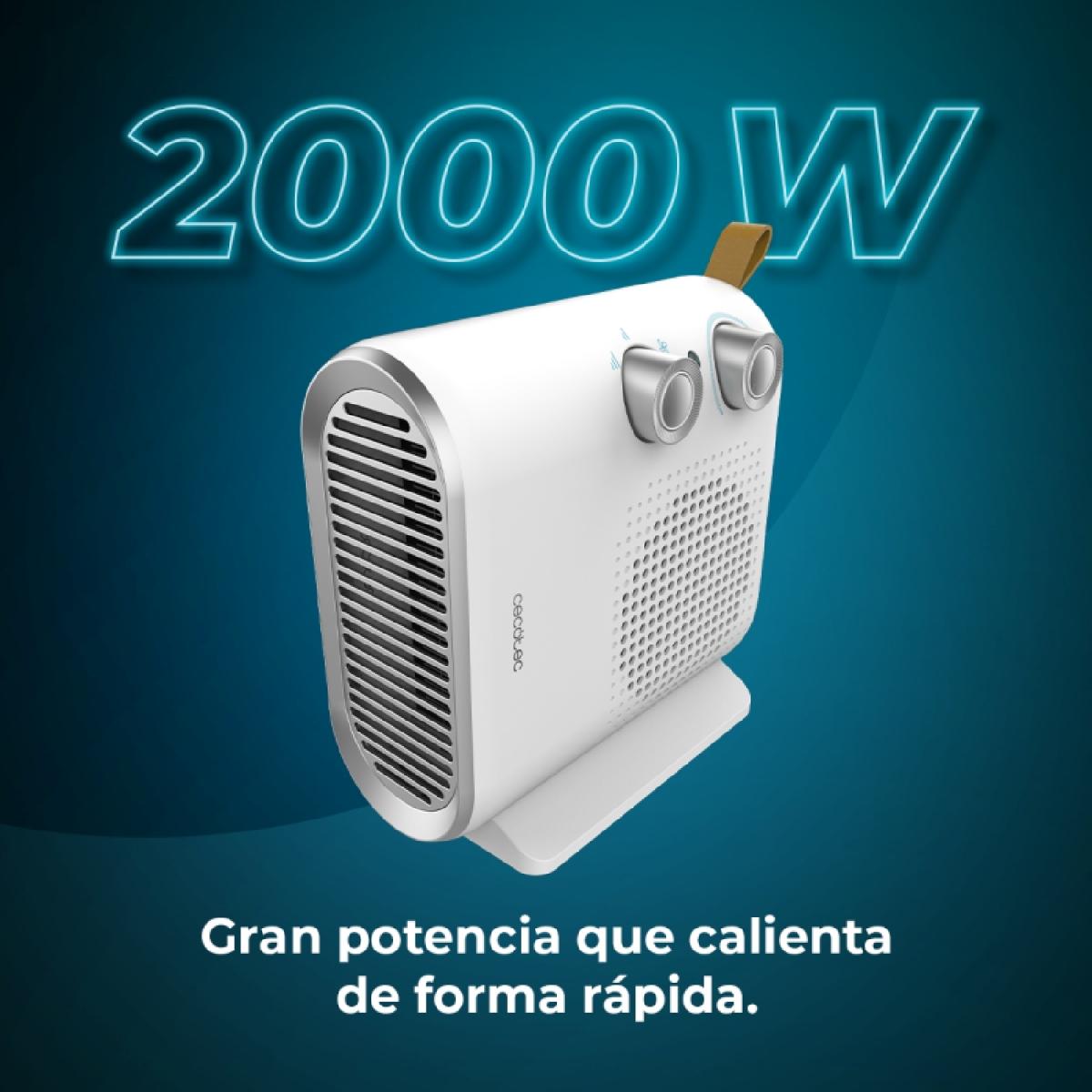 Cecotec Termoventiladores Termoventilador ReadyWarm 2050 Max Dual White