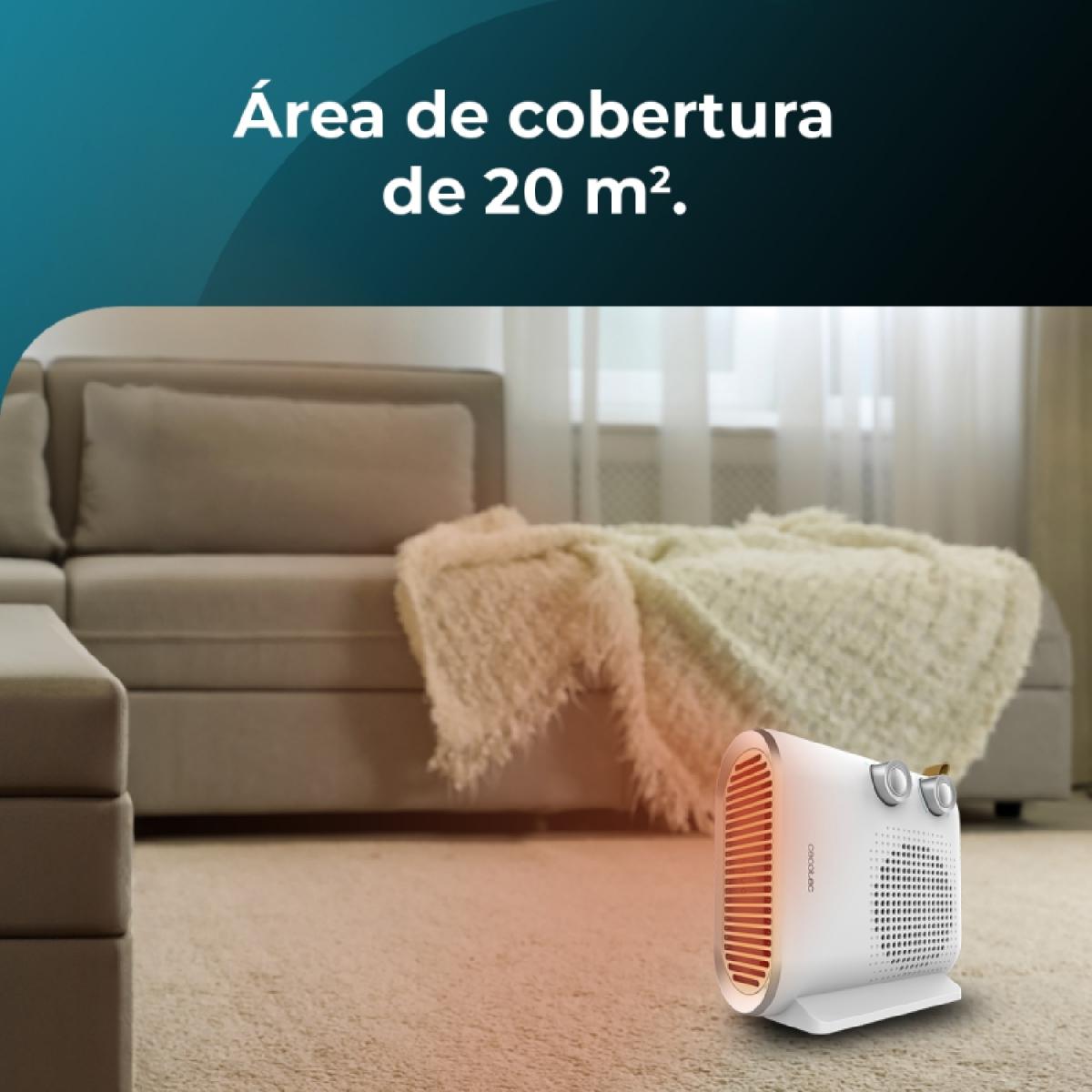 Cecotec Termoventiladores Termoventilador ReadyWarm 2050 Max Dual White