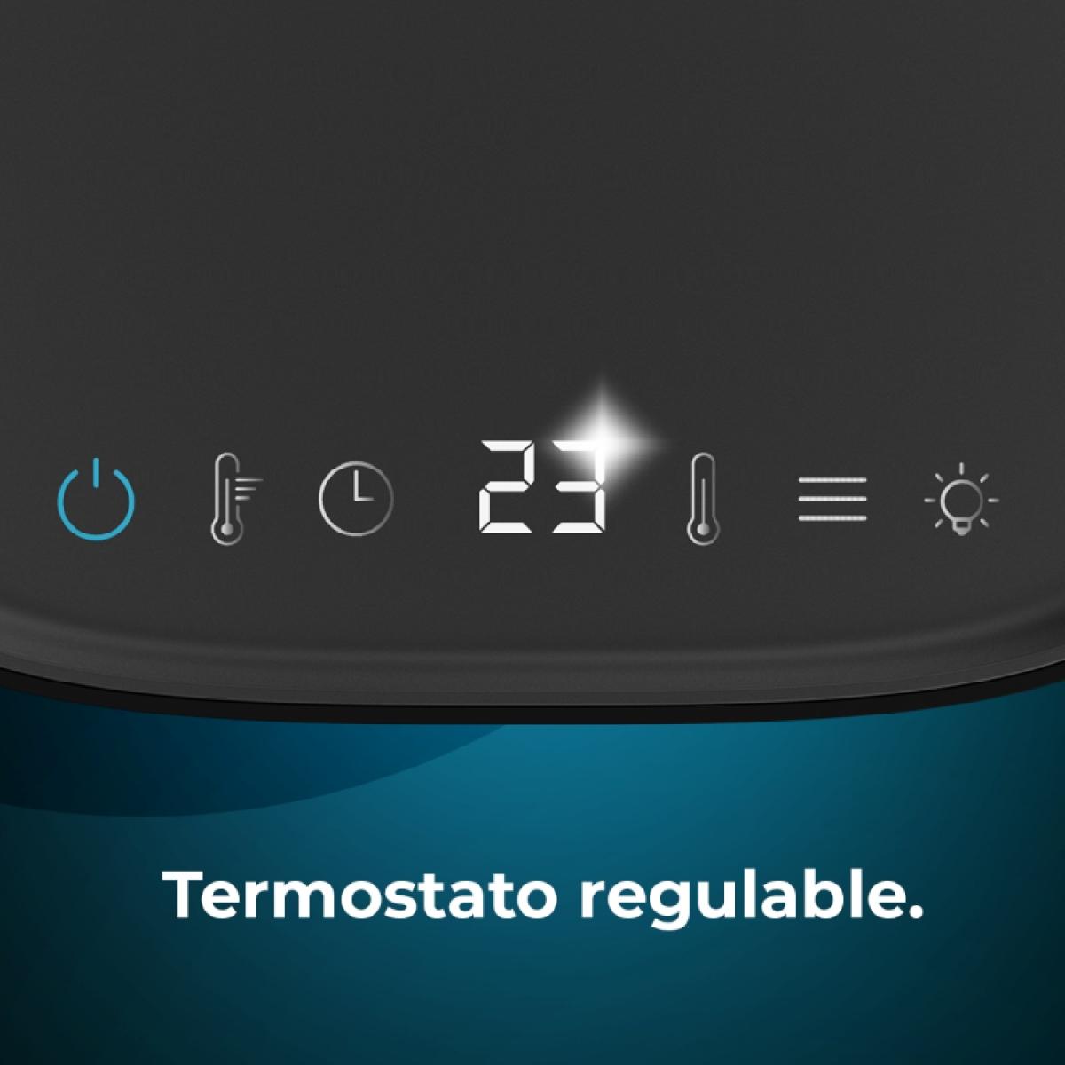 Cecotec Calefactores cerámicos de sobremesa ReadyWarm 1570 Max Ceramic Smart Black