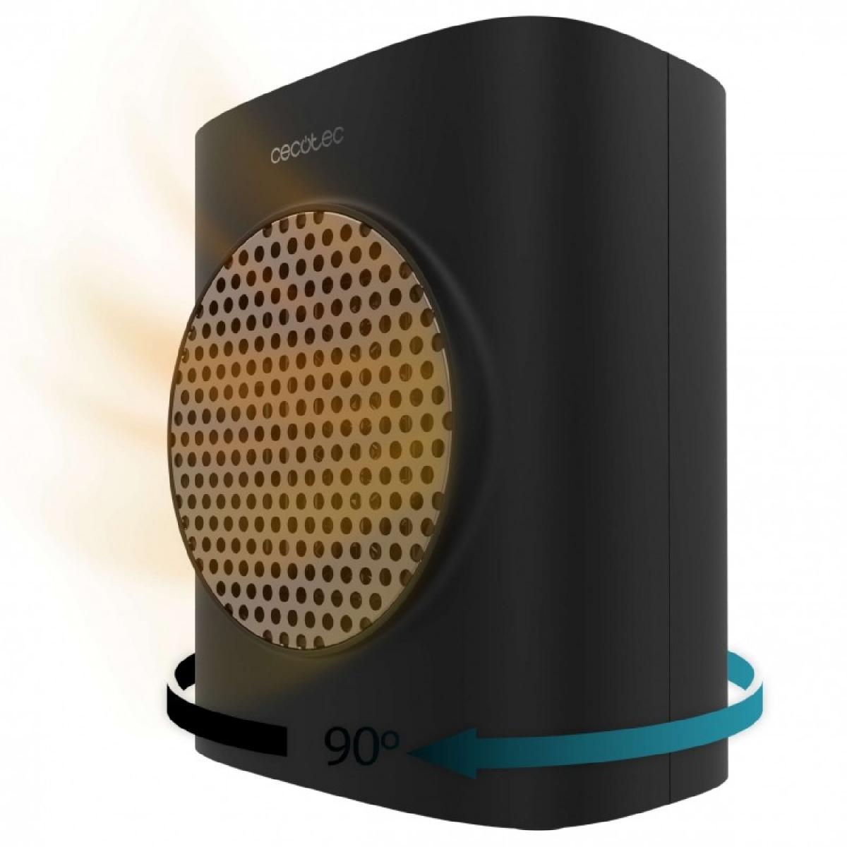 Cecotec Calefactores cerámicos de sobremesa ReadyWarm 1570 Max Ceramic Rotate Smart Black
