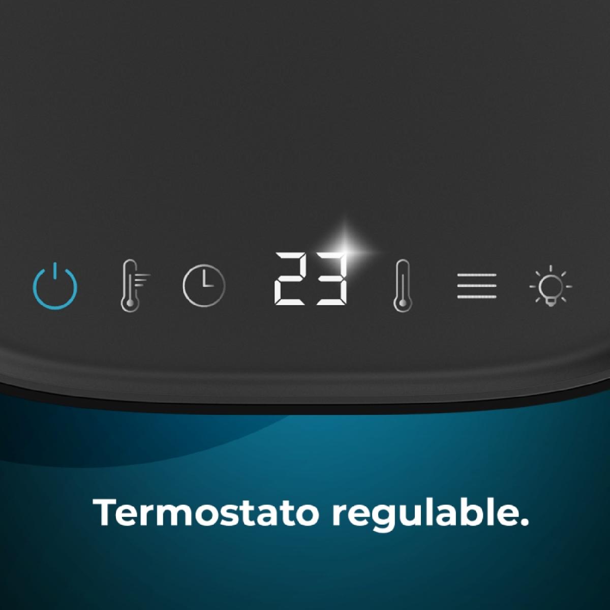 Cecotec Calefactores cerámicos de sobremesa ReadyWarm 1570 Max Ceramic Rotate Smart Black