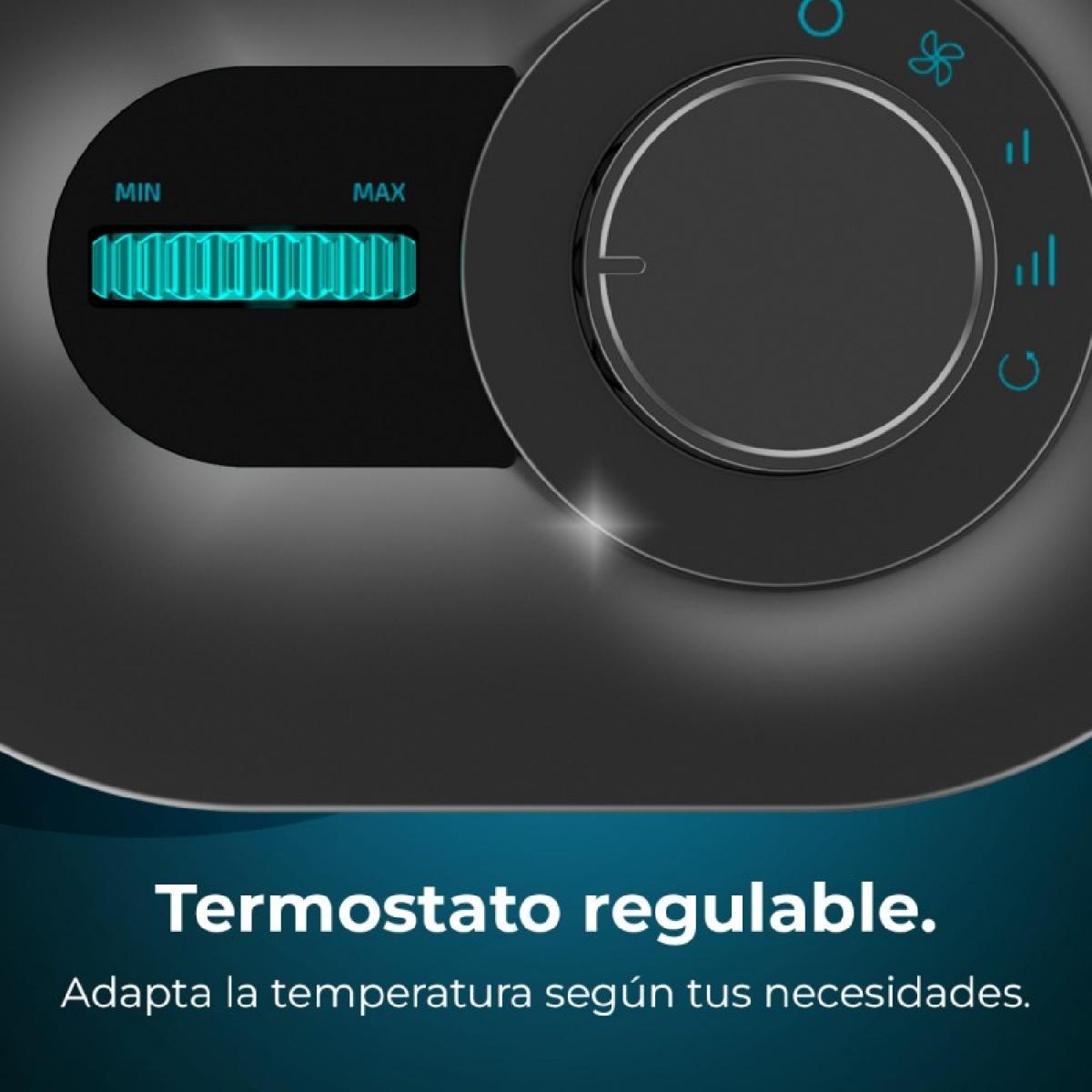 Cecotec Calefactores cerámicos de sobremesa ReadyWarm 1550 Max Ceramic Rotate Black