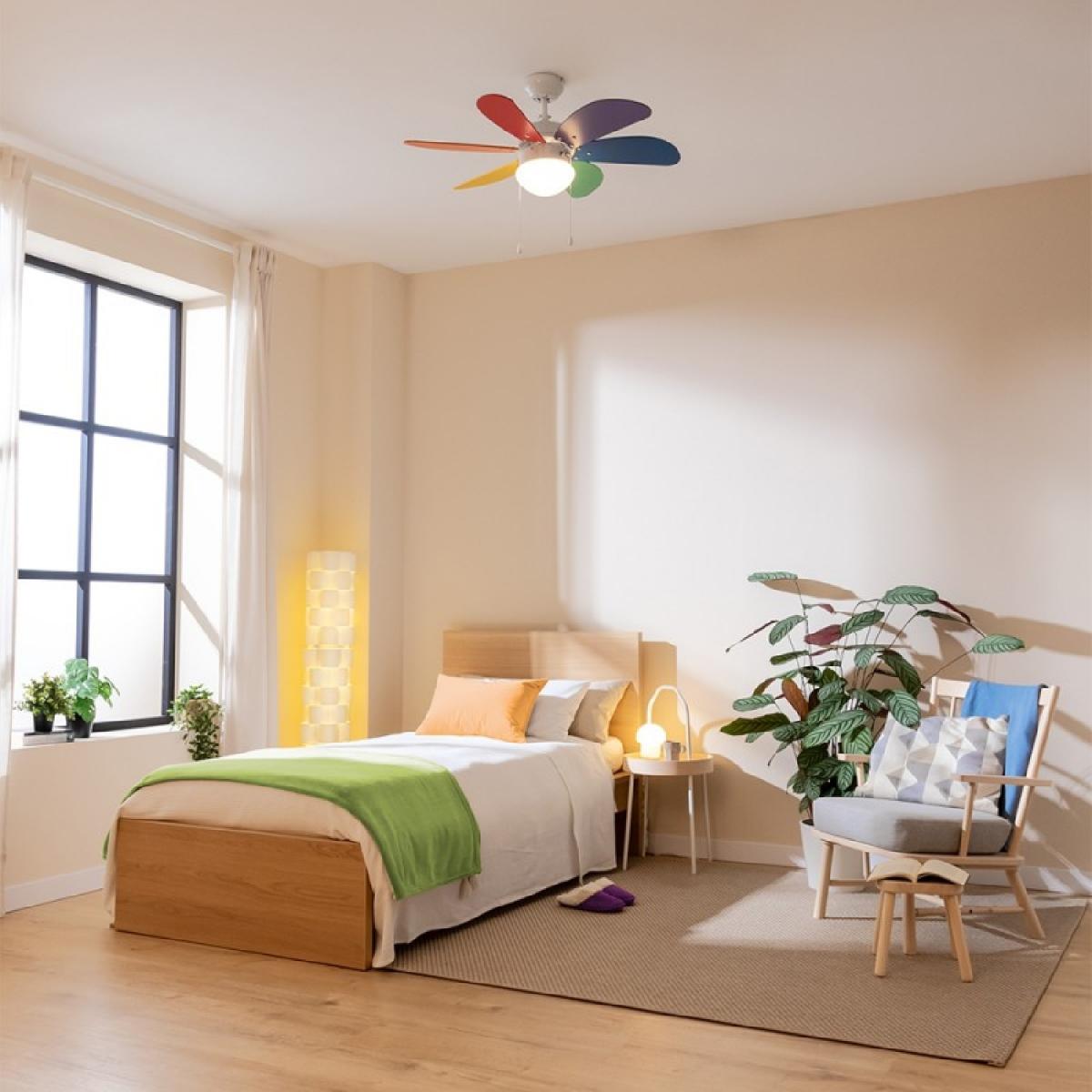 Cecotec Ventiladores de techo con luz EnergySilence Aero 360 ColorFull